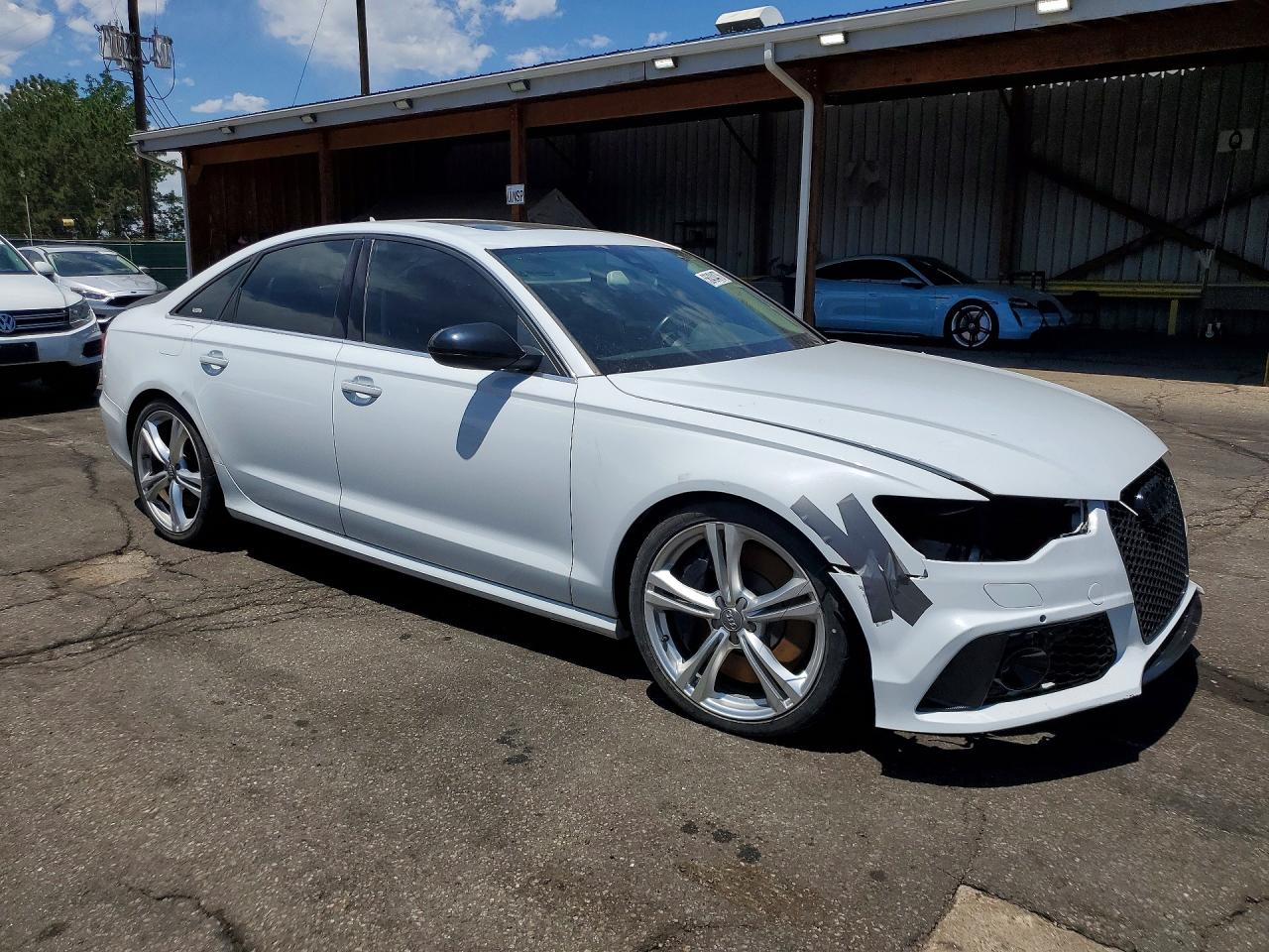 2013 Audi S6 Белый vin: WAUF2AFC0DN137263