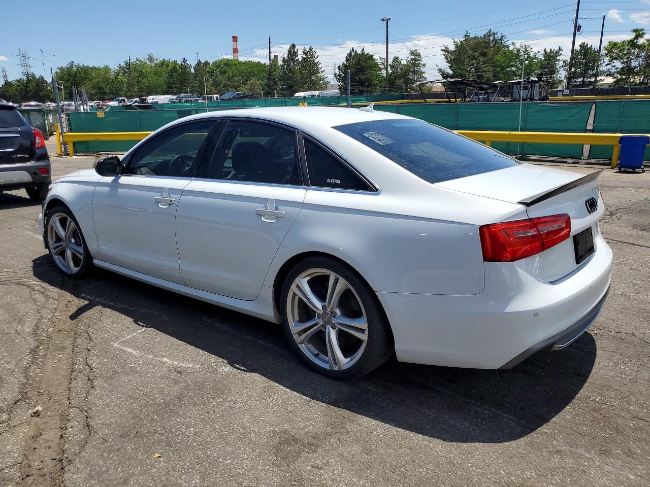 2013 Audi S6 Белый vin: WAUF2AFC0DN137263