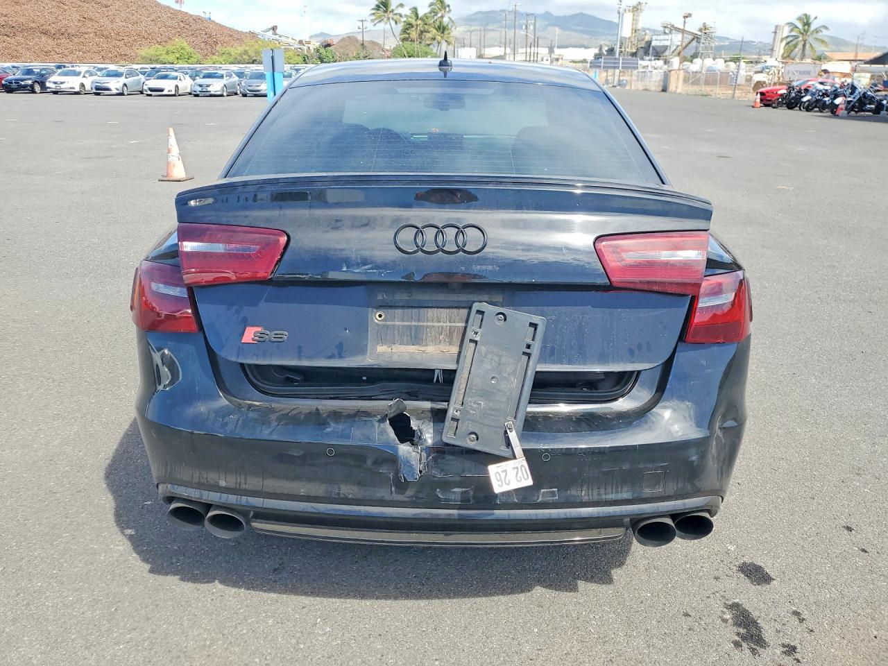 2015 Audi S6 Черный vin: WAUF2AFC2FN002451
