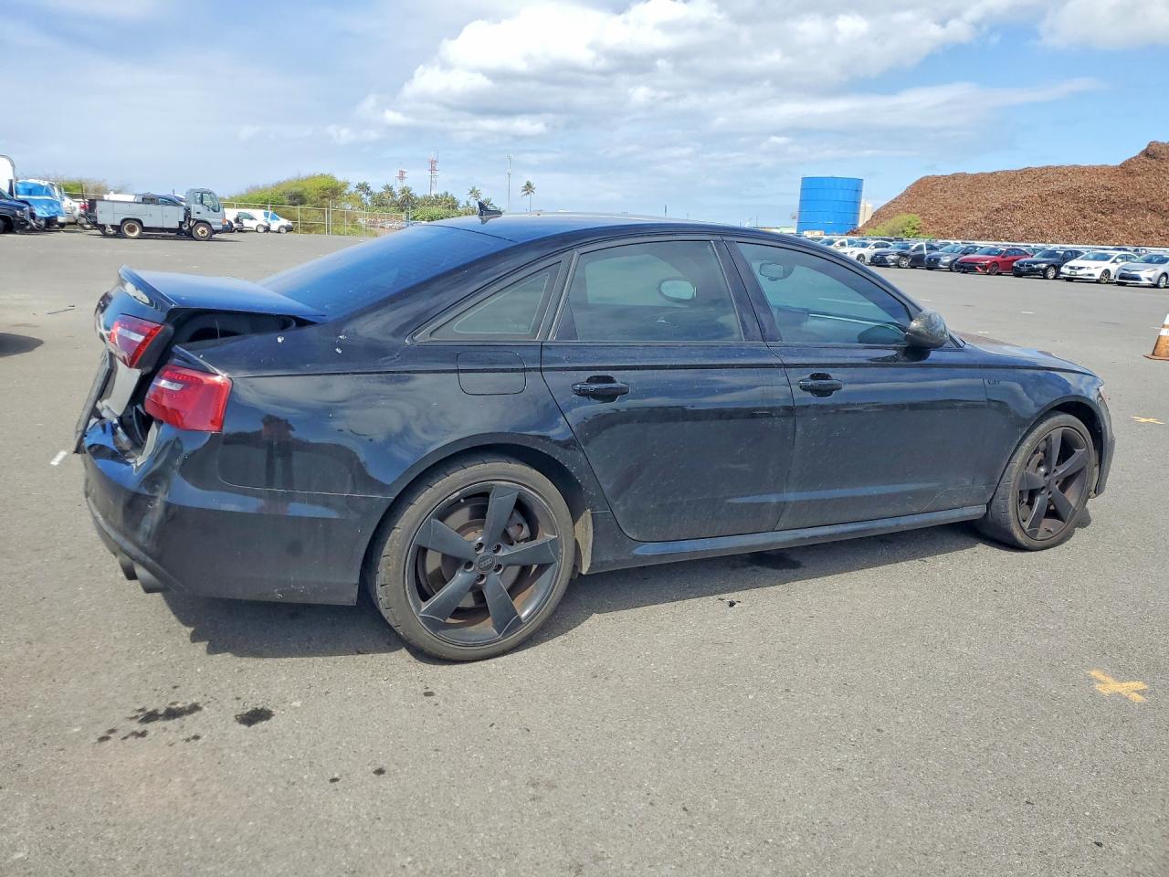 2015 Audi S6 Черный vin: WAUF2AFC2FN002451