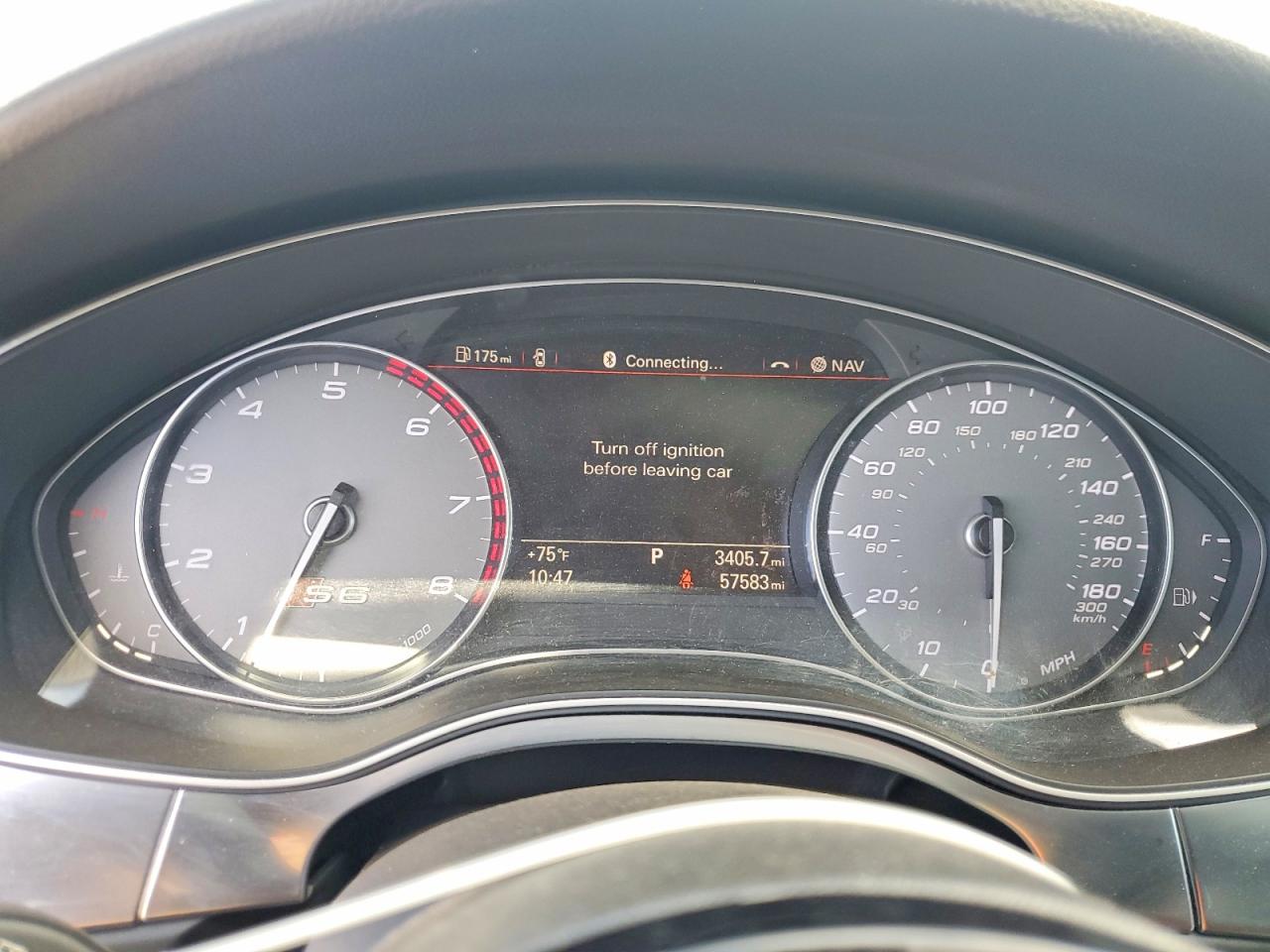2015 Audi S6 Черный vin: WAUF2AFC2FN002451