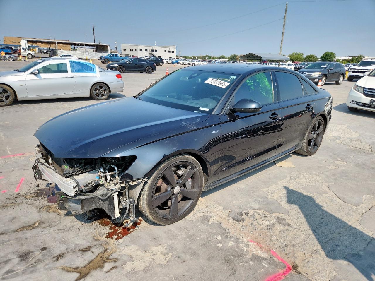 2015 Audi S6 Black vin: WAUF2AFC2FN007441