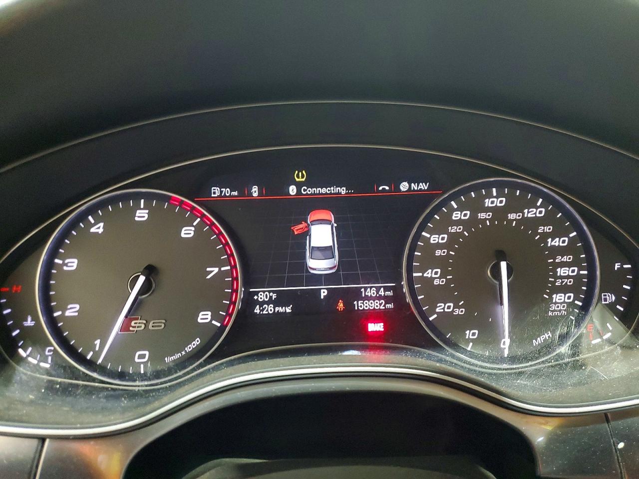 2013 Audi S6 White vin: WAUF2AFC5DN138859