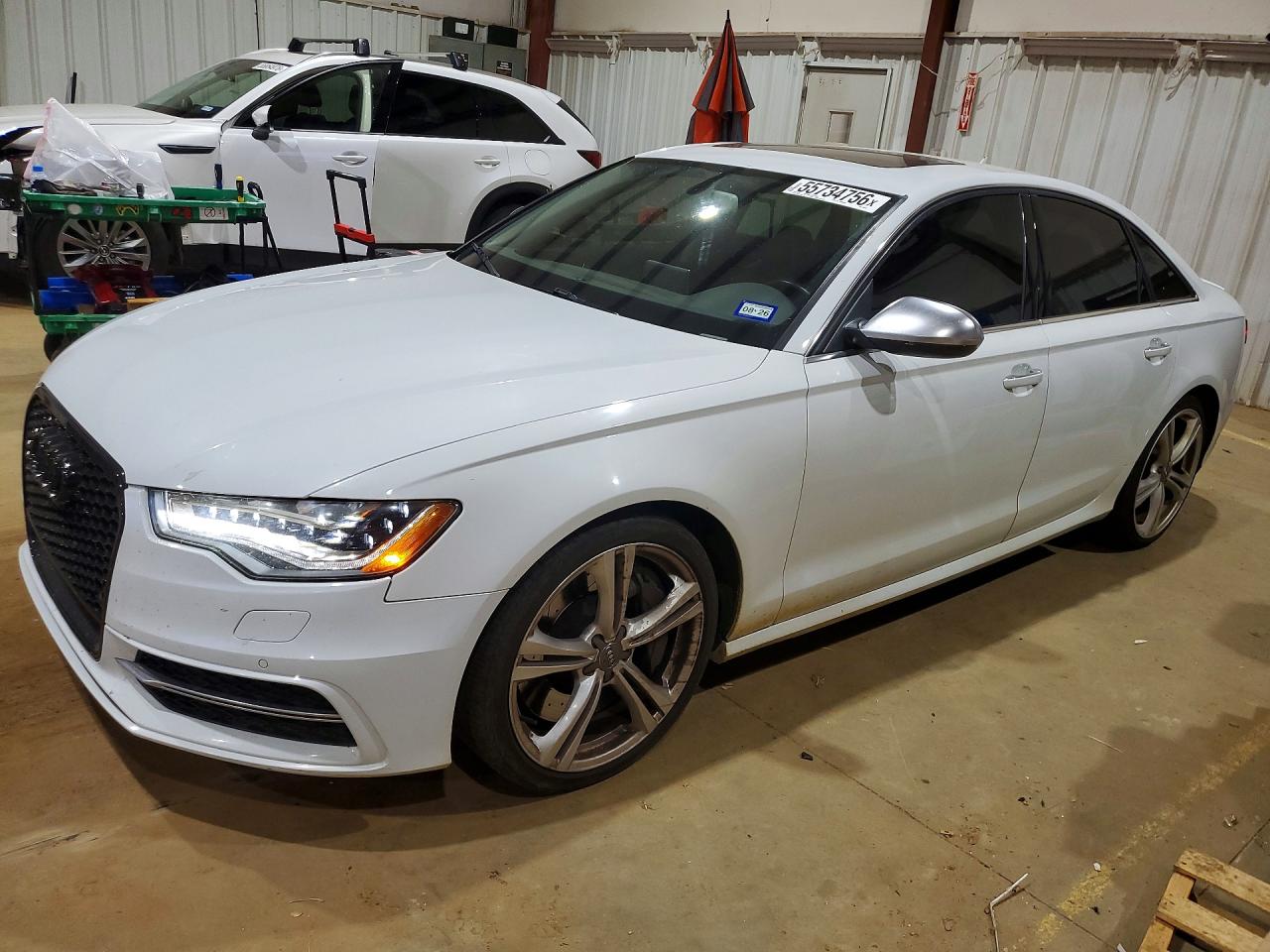2013 Audi S6 White vin: WAUF2AFC5DN138859