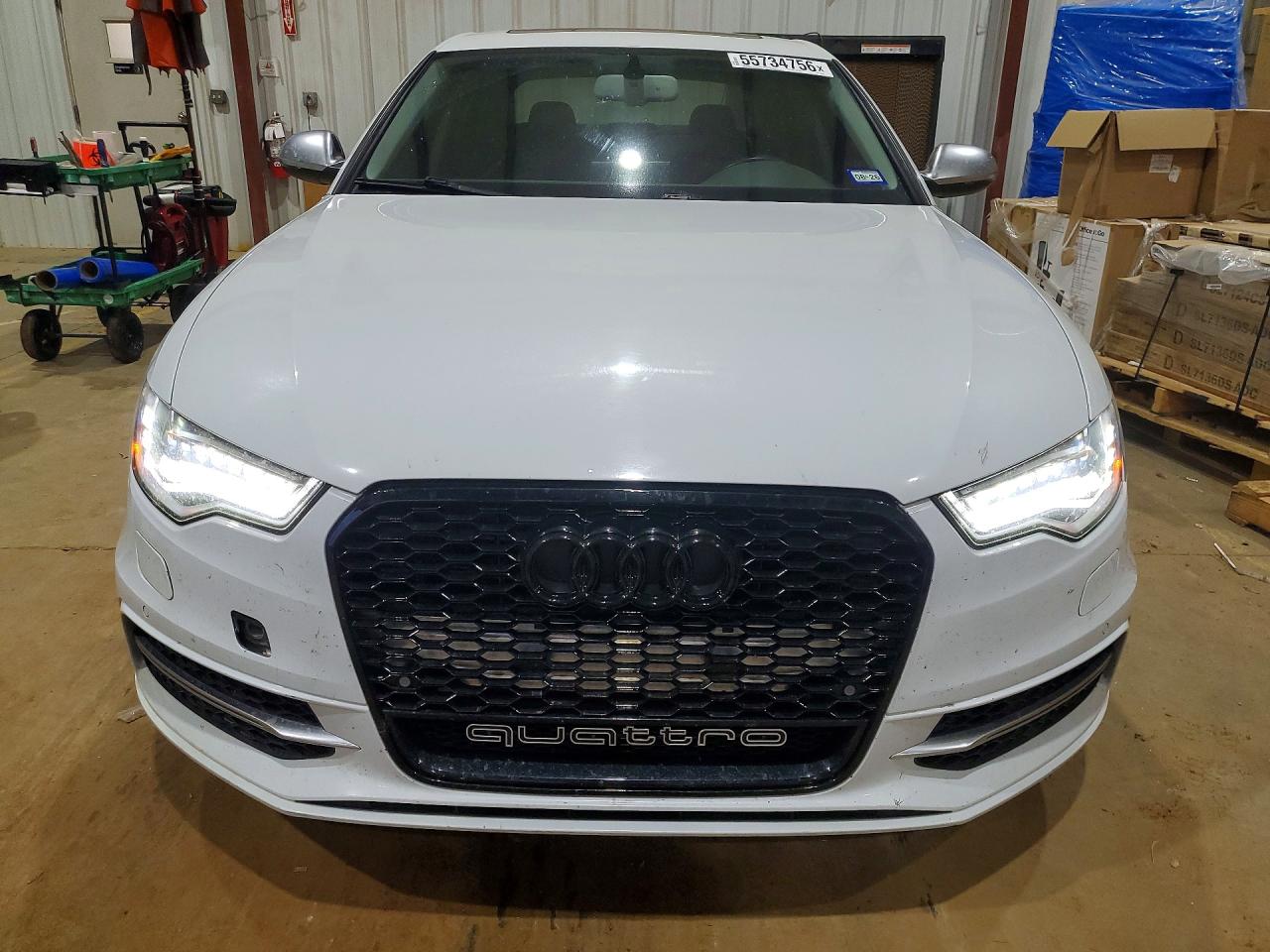 2013 Audi S6 White vin: WAUF2AFC5DN138859