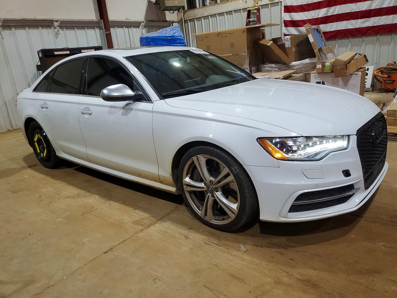 2013 Audi S6 White vin: WAUF2AFC5DN138859