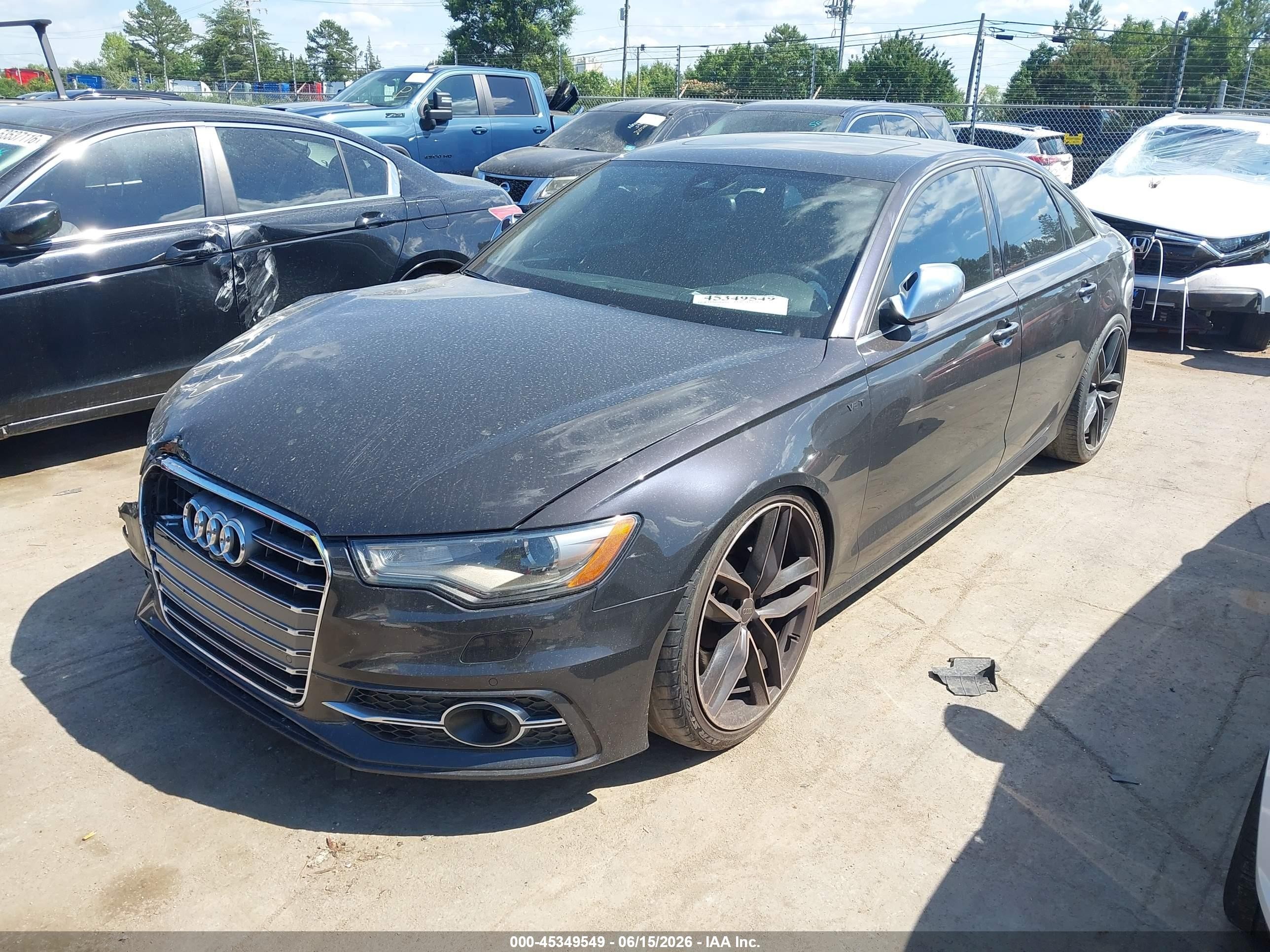 2014 Audi S6 4.0t Prestige Gray vin: WAUF2AFC5EN009005