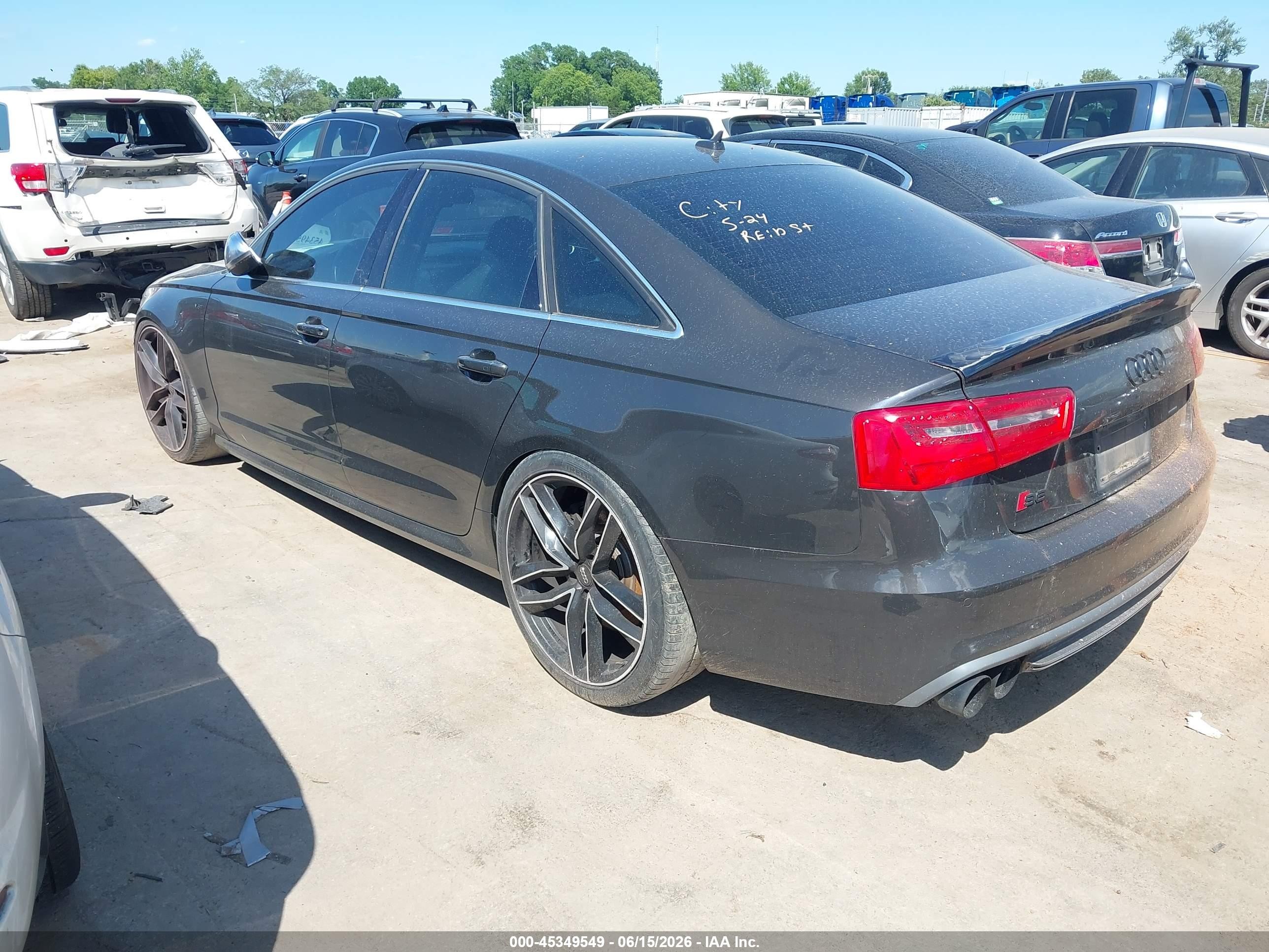 2014 Audi S6 4.0t Prestige Gray vin: WAUF2AFC5EN009005