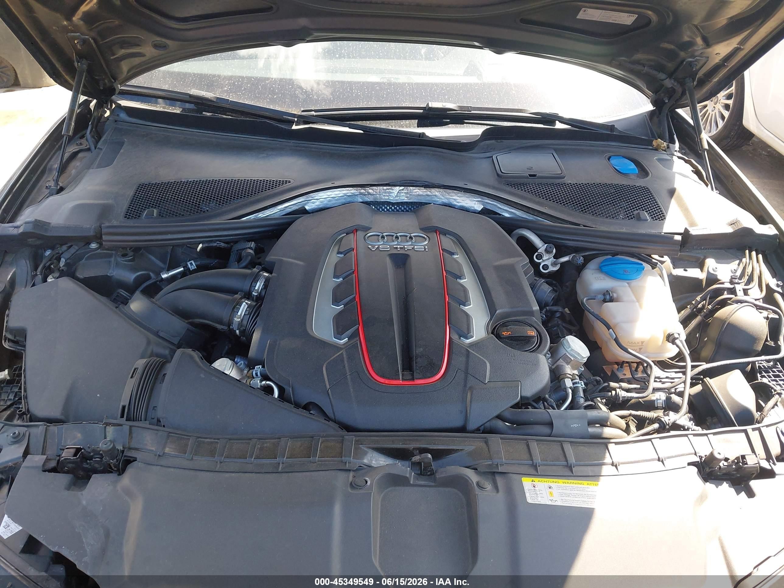2014 Audi S6 4.0t Prestige Gray vin: WAUF2AFC5EN009005
