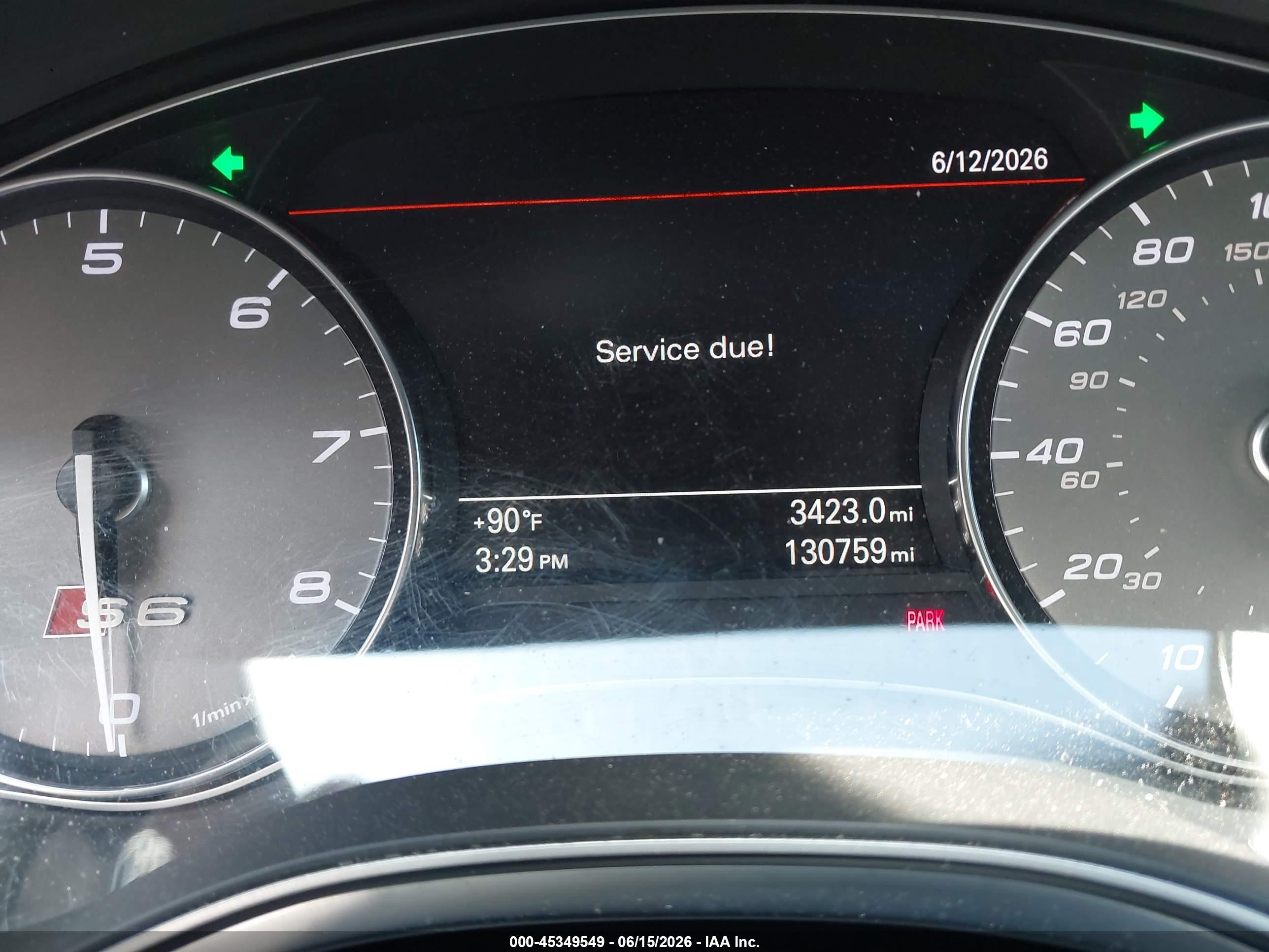2014 Audi S6 4.0t Prestige Gray vin: WAUF2AFC5EN009005