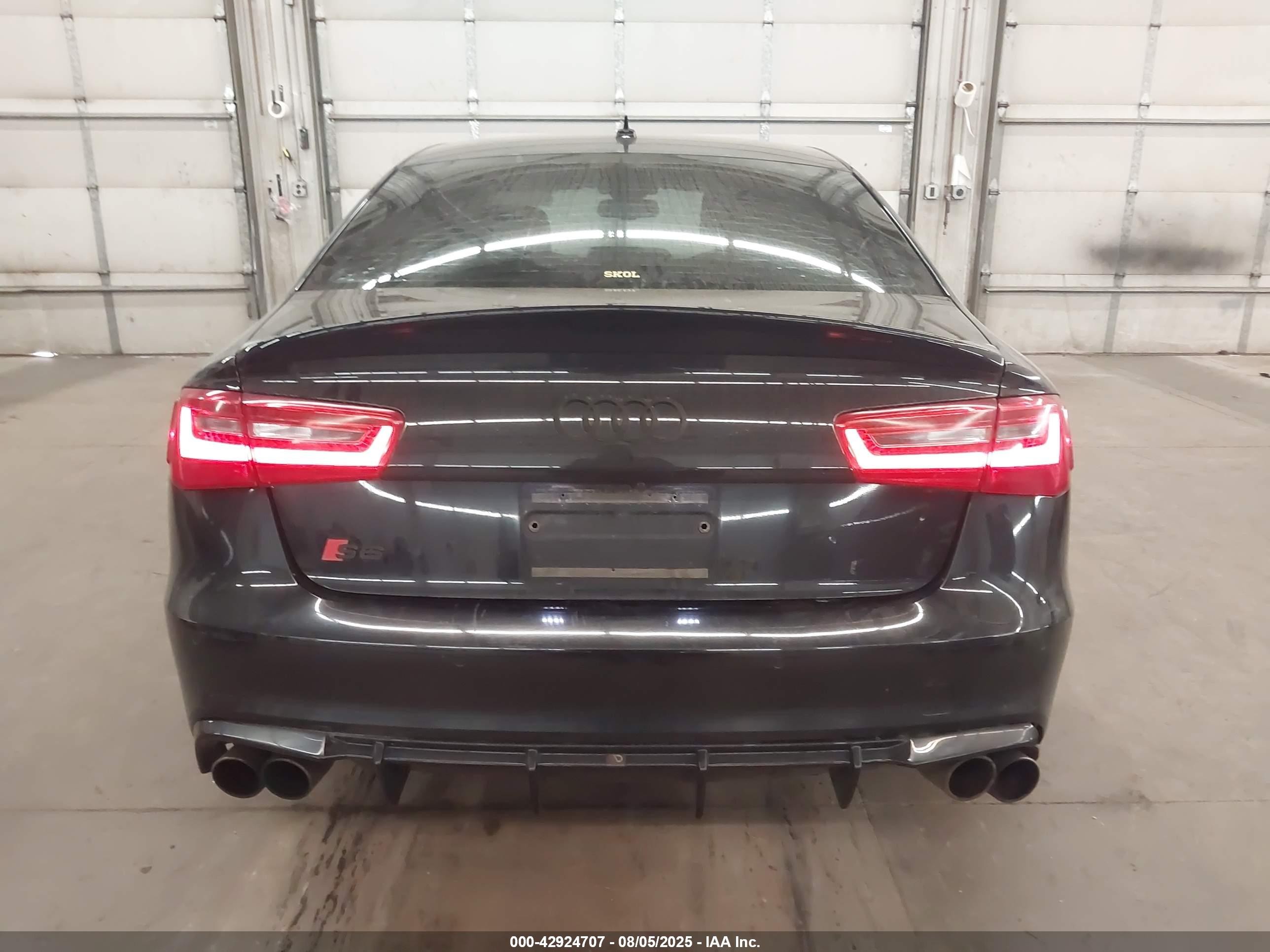 2015 Audi S6 4.0t Black vin: WAUF2AFC5FN010124