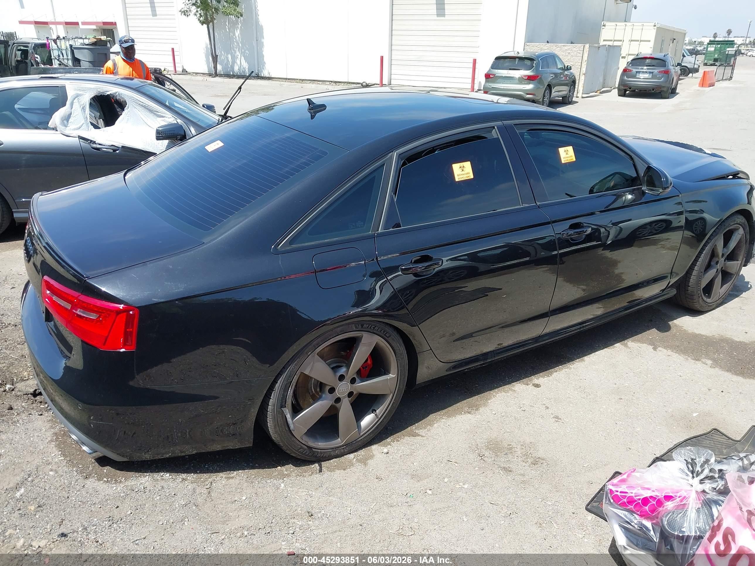 2014 Audi S6 4.0t Prestige Black vin: WAUF2AFC6EN009370