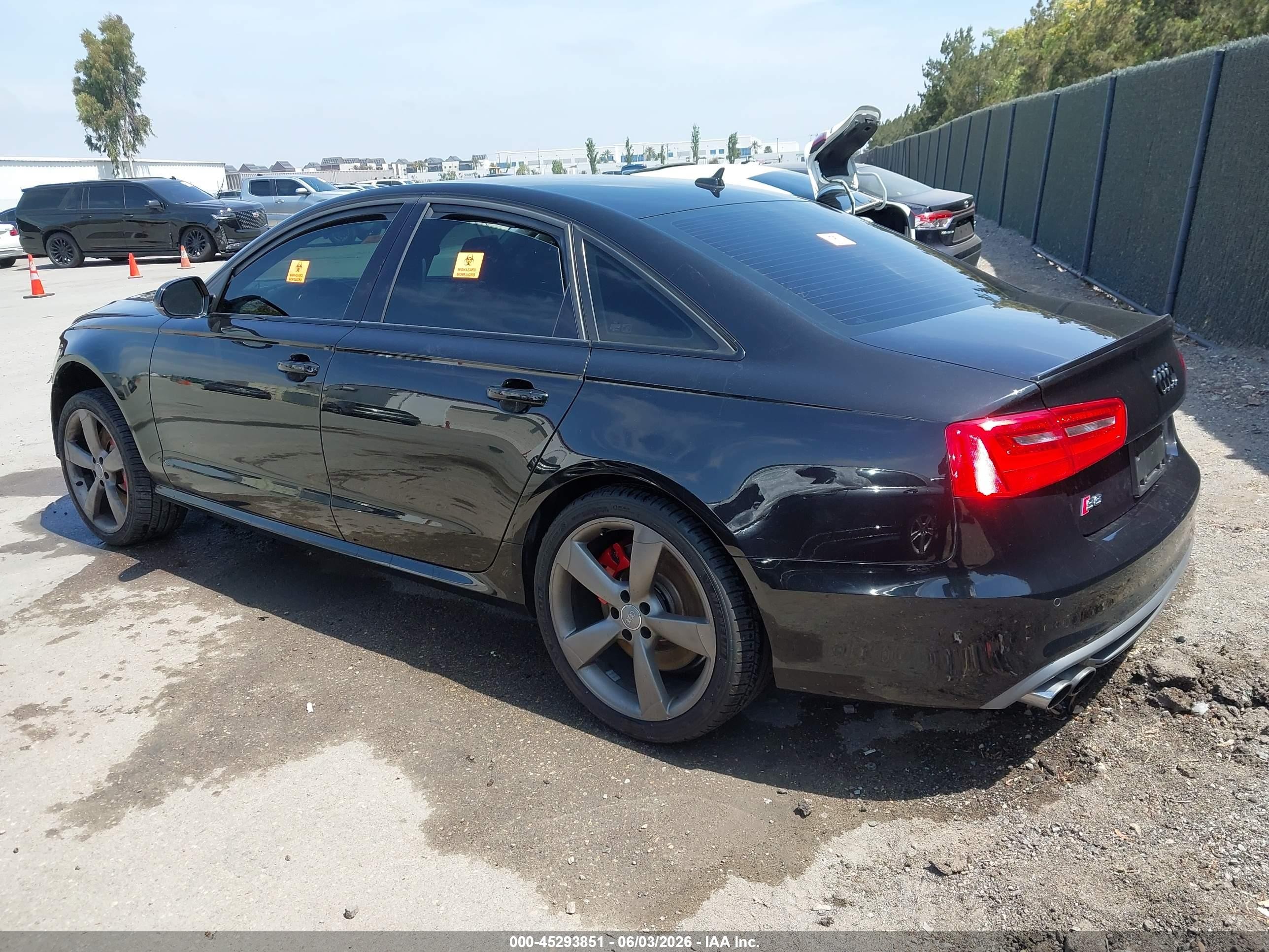 2014 Audi S6 4.0t Prestige Black vin: WAUF2AFC6EN009370