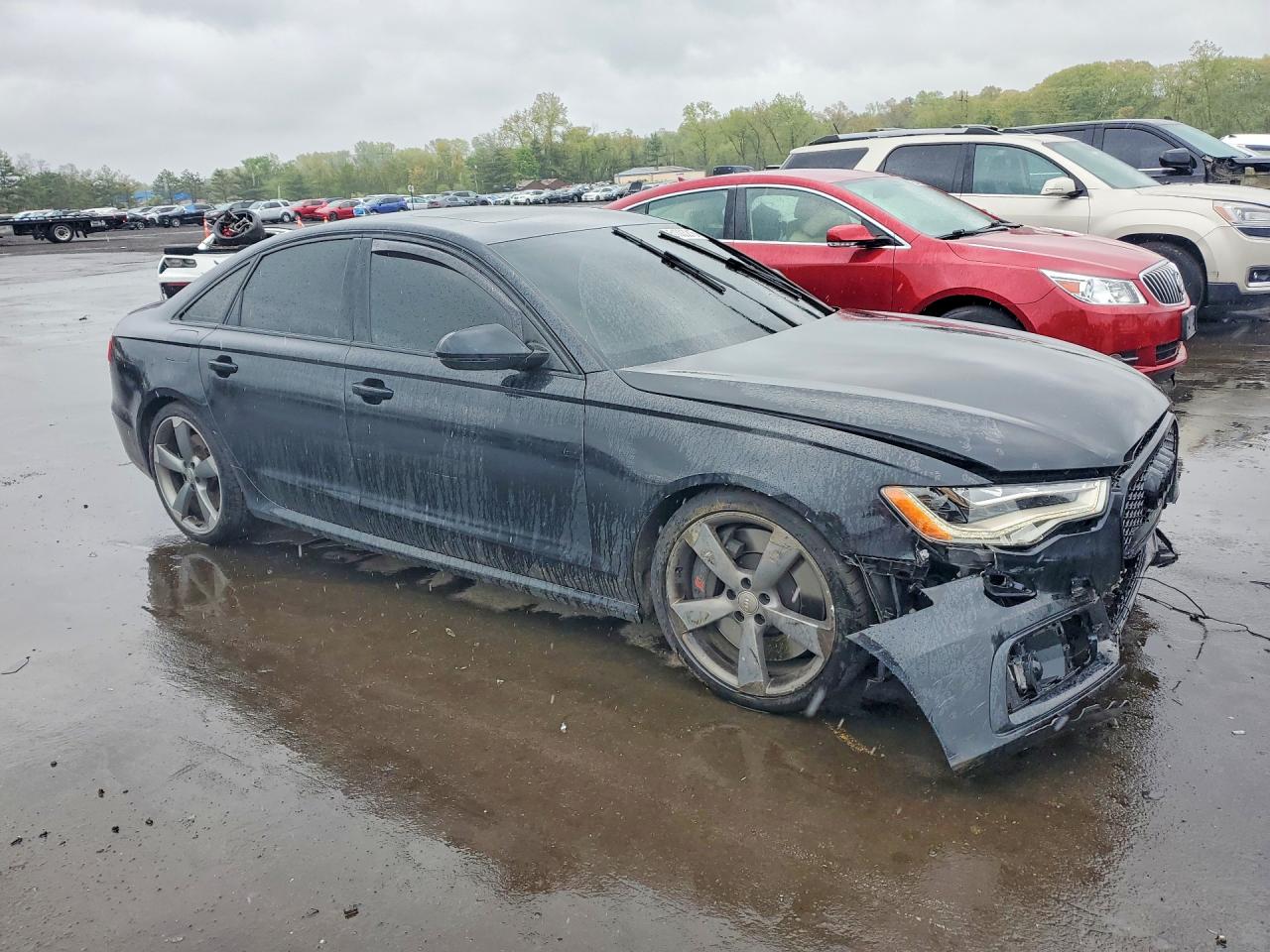 2015 Audi S6 Black vin: WAUF2AFC6FN003103