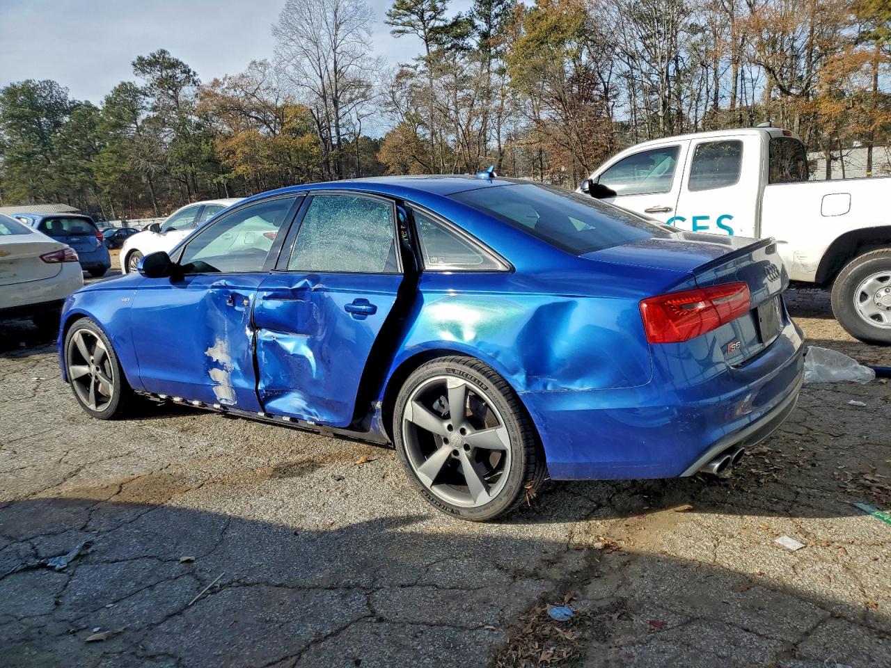 2015 Audi S6 Blue vin: WAUF2AFC6FN004154