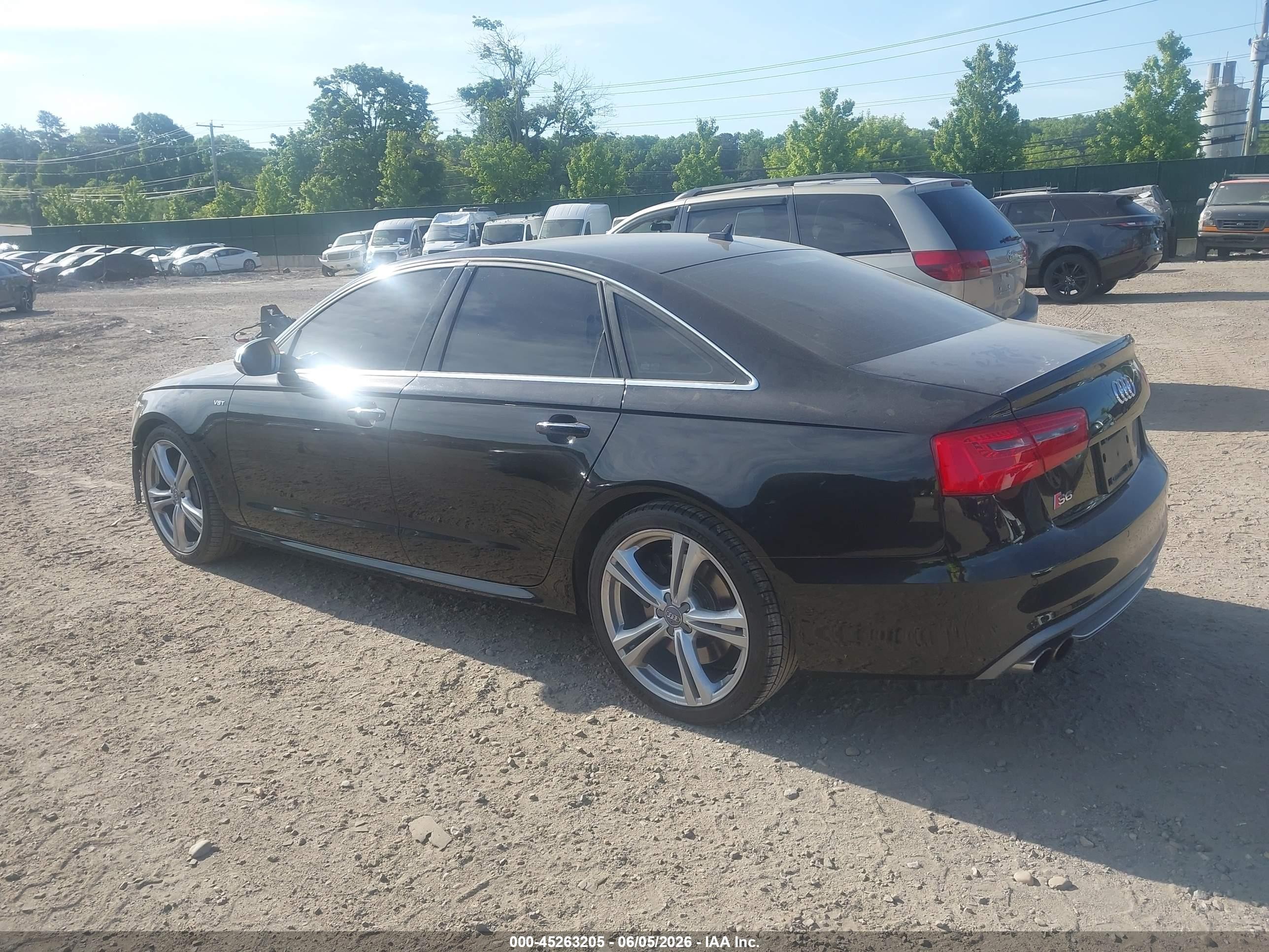 2015 Audi S6 4.0t Black vin: WAUF2AFC6FN005823