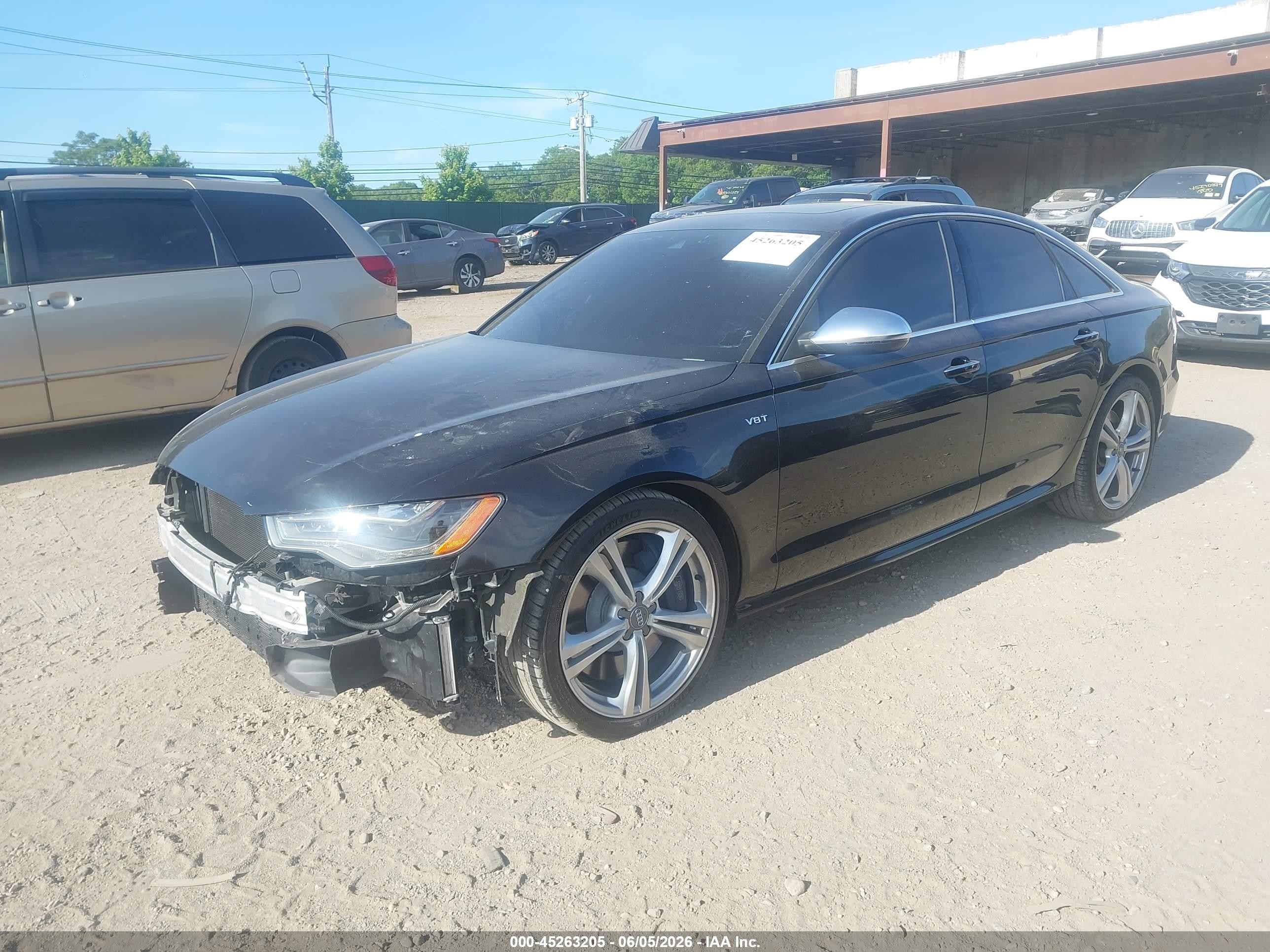 2015 Audi S6 4.0t Black vin: WAUF2AFC6FN005823