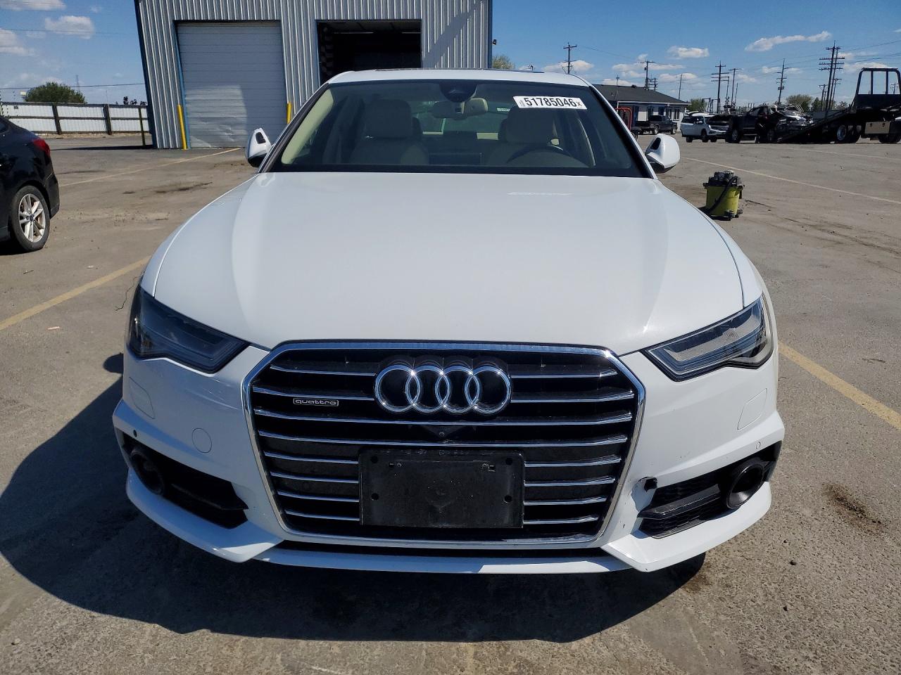 2017 Audi A6 Premium Plus White vin: WAUF2AFC6HN124166