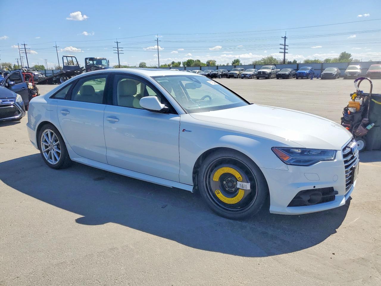 2017 Audi A6 Premium Plus White vin: WAUF2AFC6HN124166