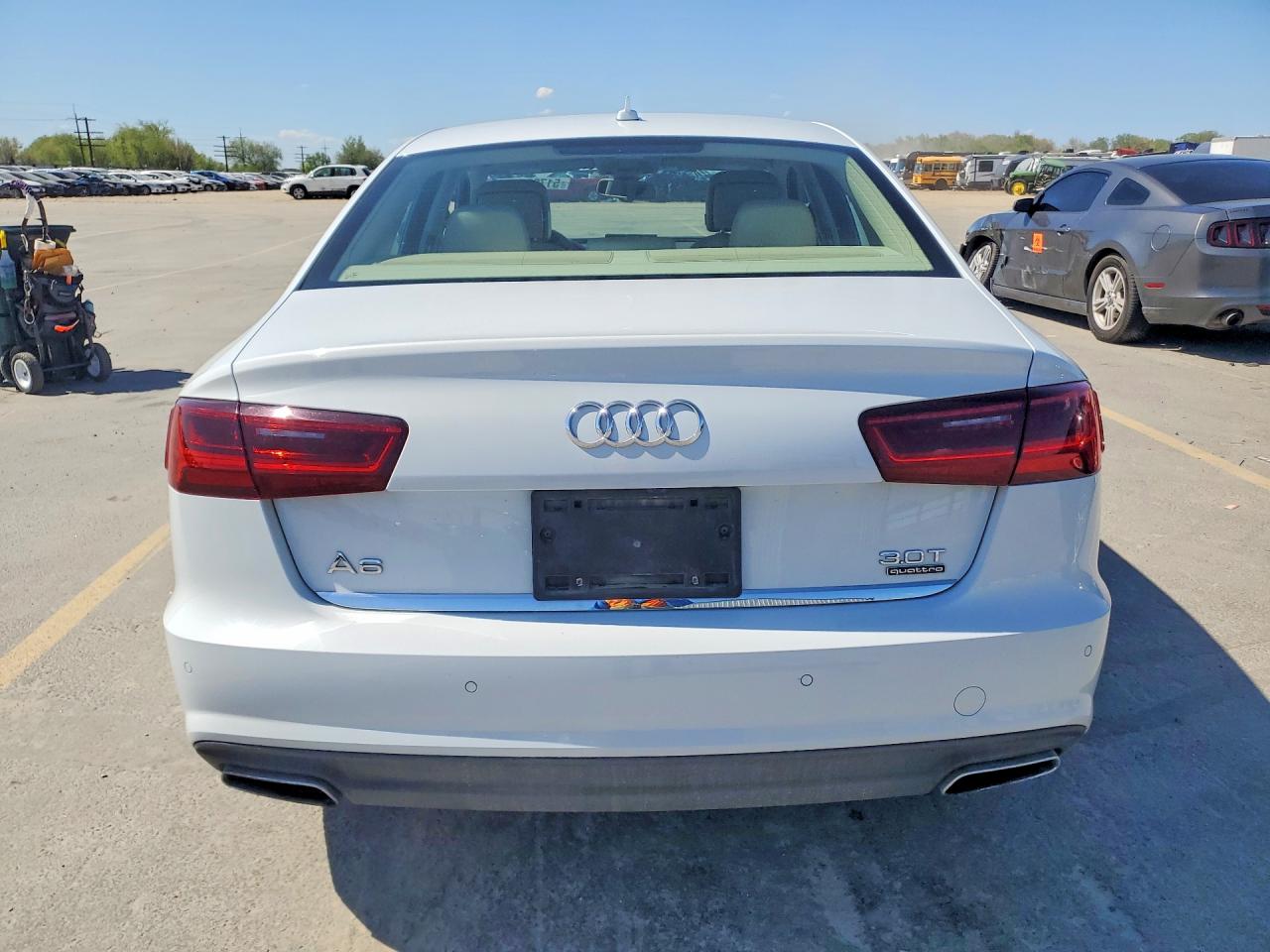 2017 Audi A6 Premium Plus White vin: WAUF2AFC6HN124166