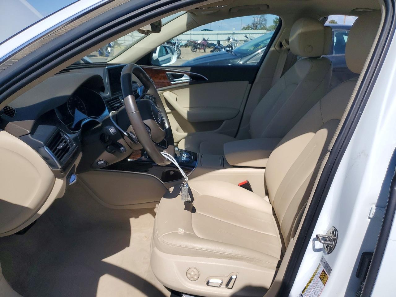 2017 Audi A6 Premium Plus White vin: WAUF2AFC6HN124166