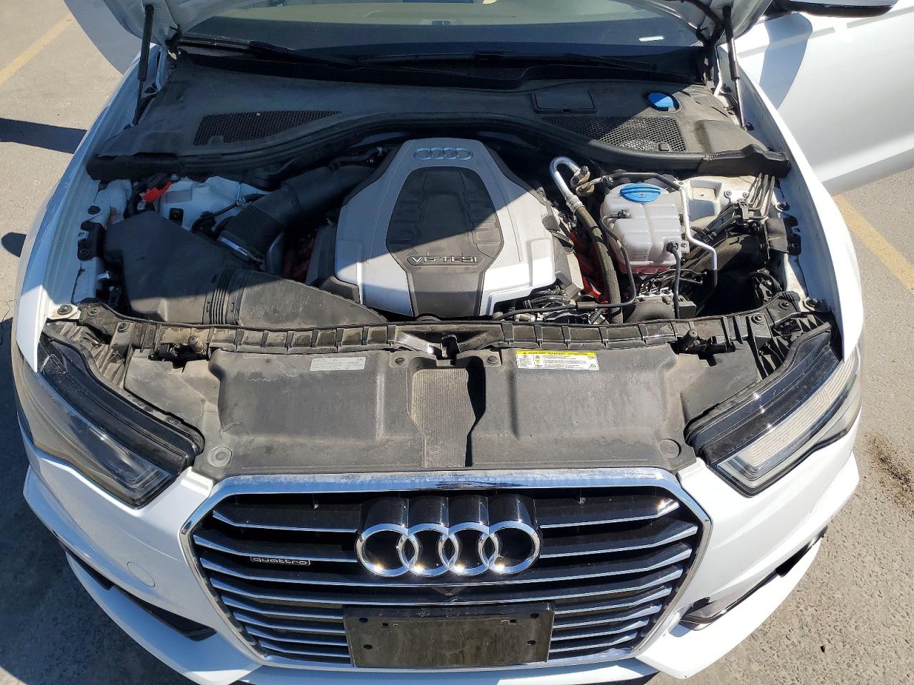 2017 Audi A6 Premium Plus White vin: WAUF2AFC6HN124166