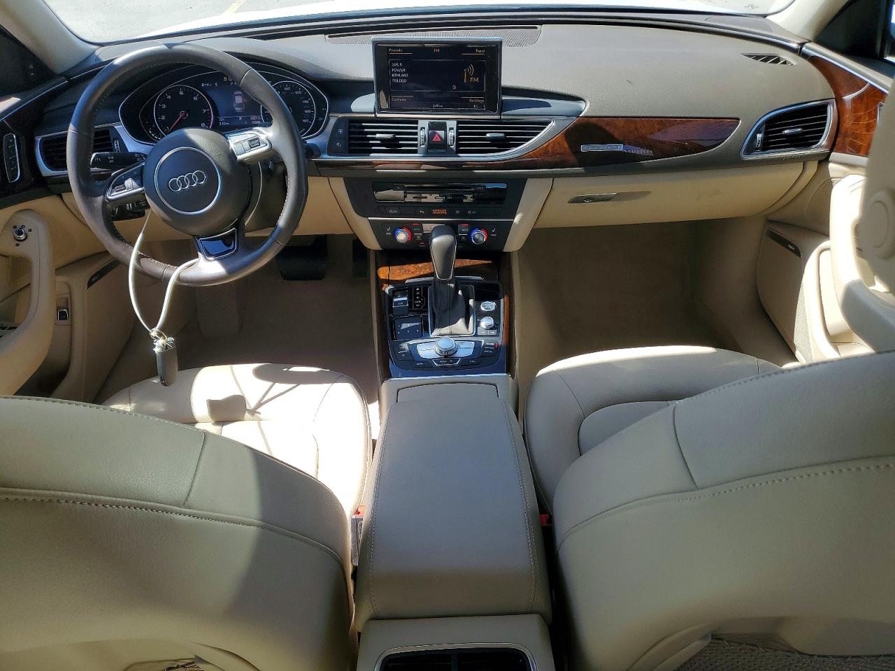 2017 Audi A6 Premium Plus White vin: WAUF2AFC6HN124166