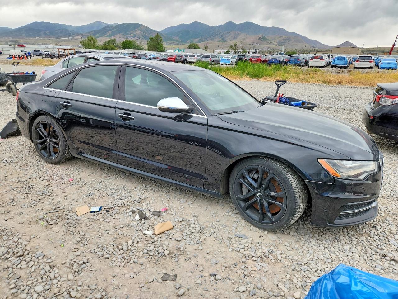 2015 Audi S6 Black vin: WAUF2AFC7FN006754