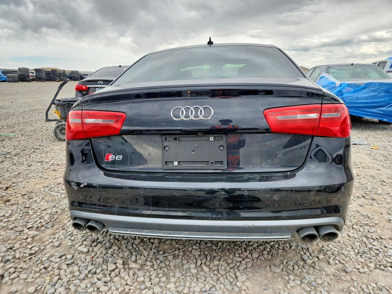 2015 Audi S6 Black vin: WAUF2AFC7FN006754