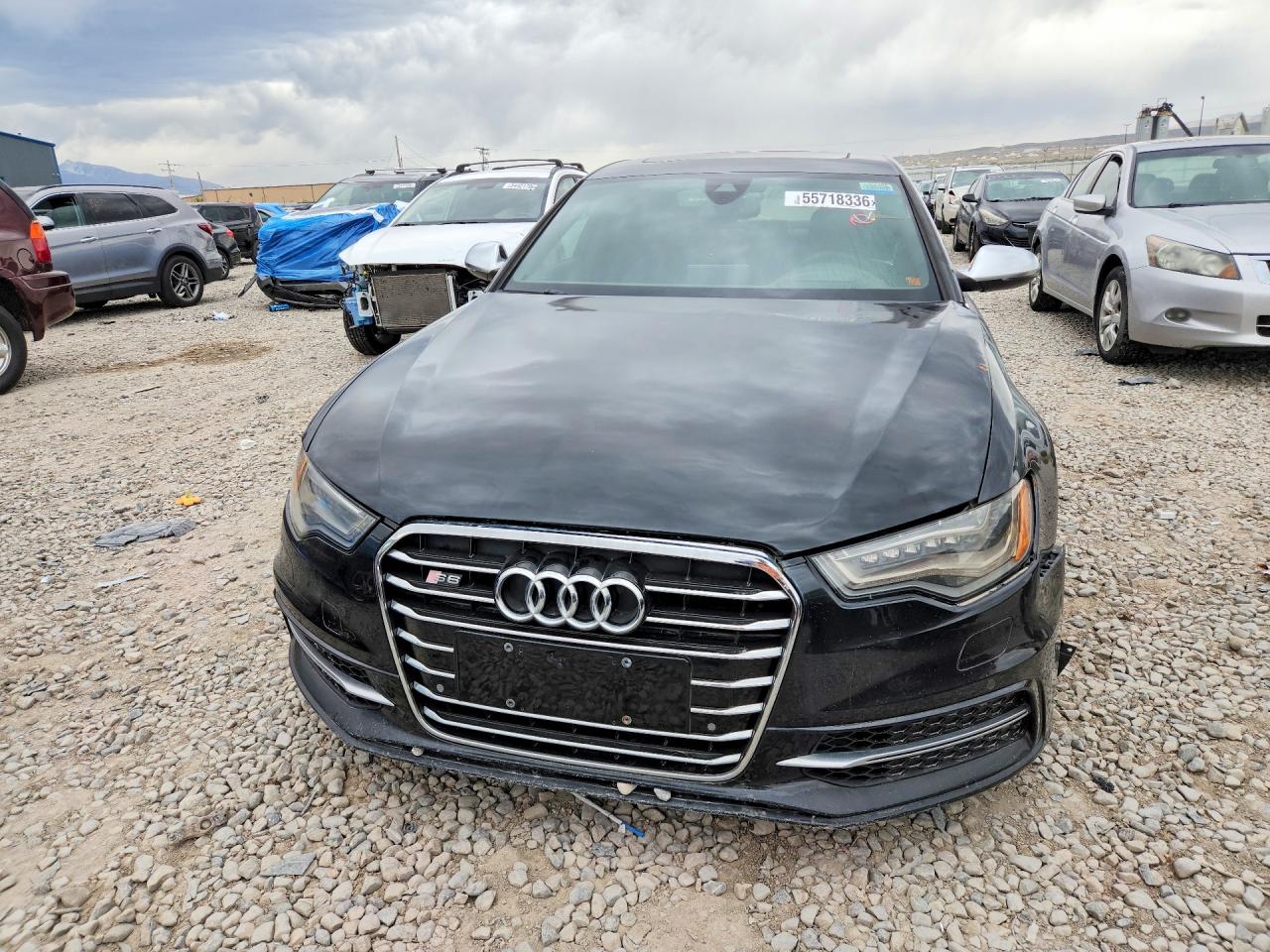 2015 Audi S6 Black vin: WAUF2AFC7FN006754