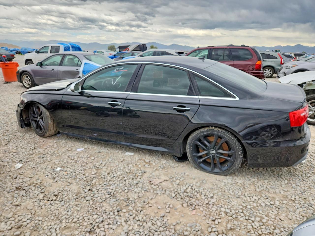 2015 Audi S6 Black vin: WAUF2AFC7FN006754