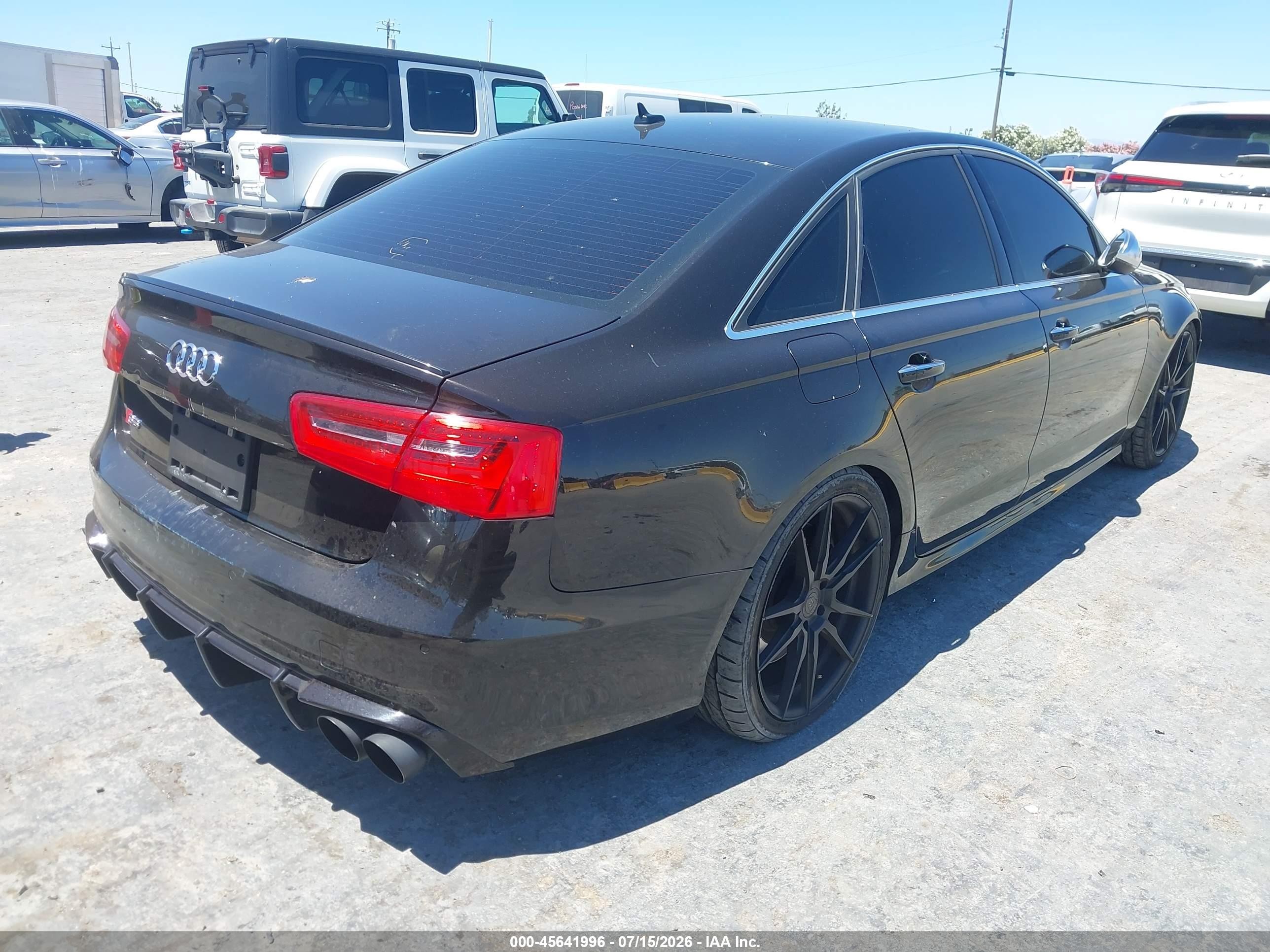 2015 Audi S6 4.0t Brown vin: WAUF2AFC7FN021089