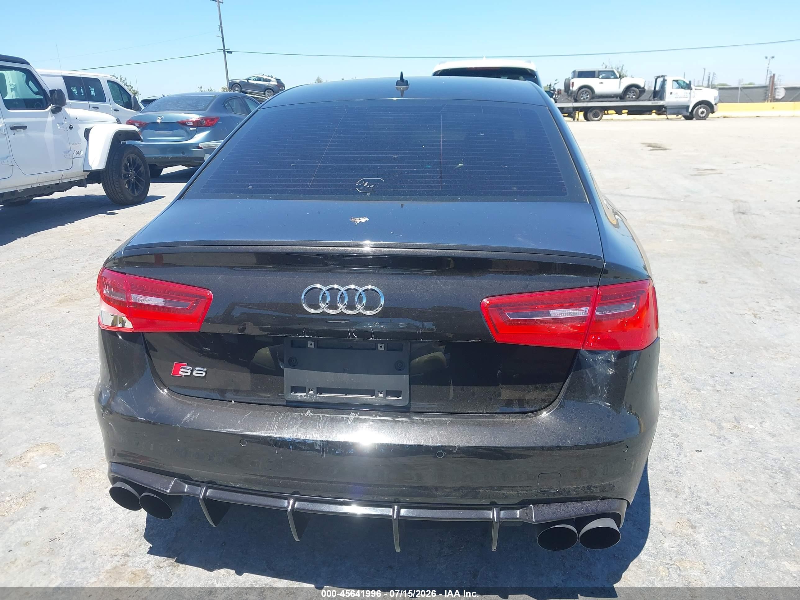 2015 Audi S6 4.0t Brown vin: WAUF2AFC7FN021089