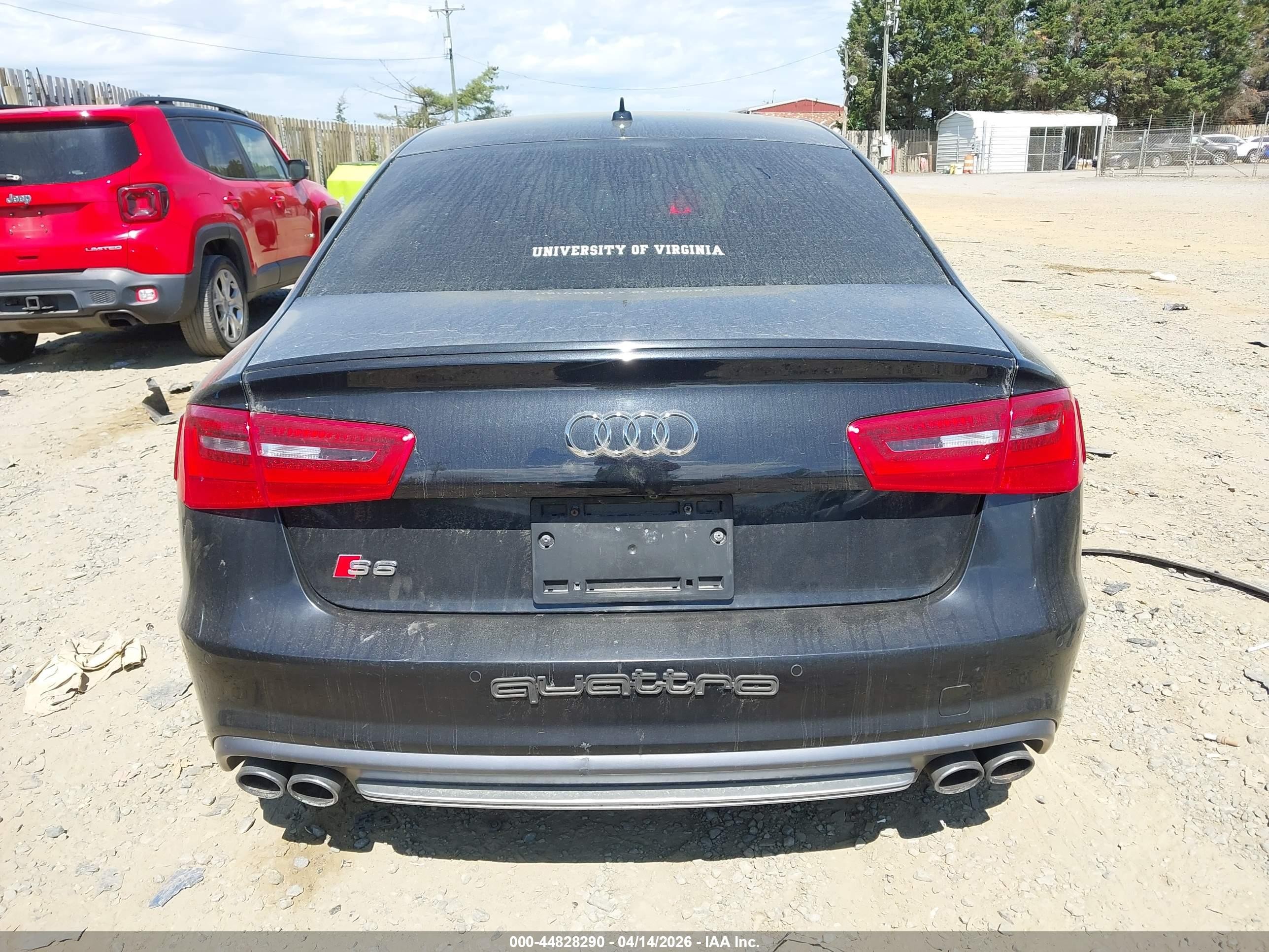 2014 Audi S6 4.0t Prestige Black vin: WAUF2AFC8EN090372