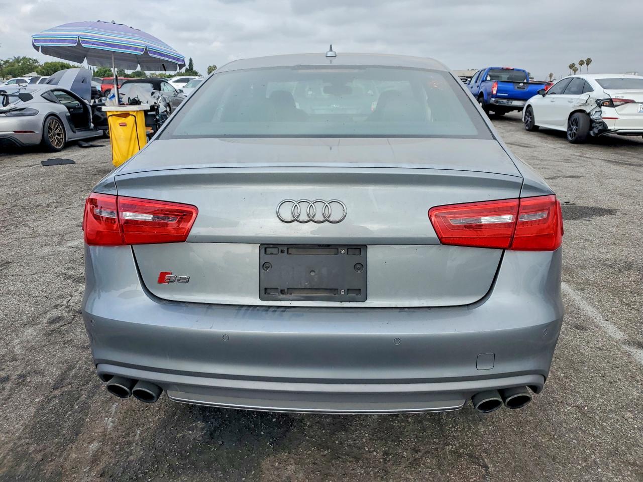 2014 Audi S6 Silver vin: WAUF2AFC9EN008343