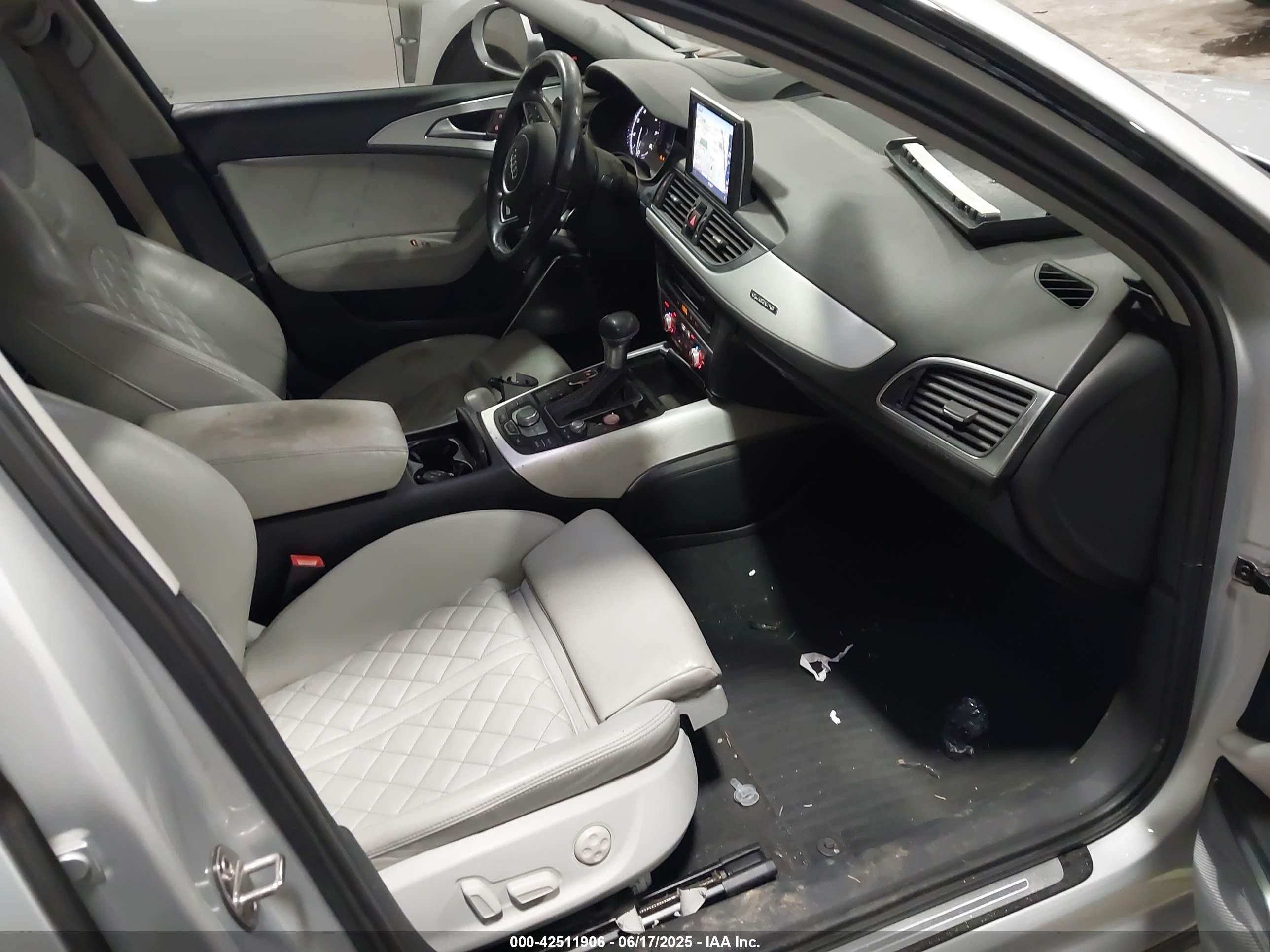 2015 Audi S6 4.0t Silver vin: WAUF2AFC9FN014211