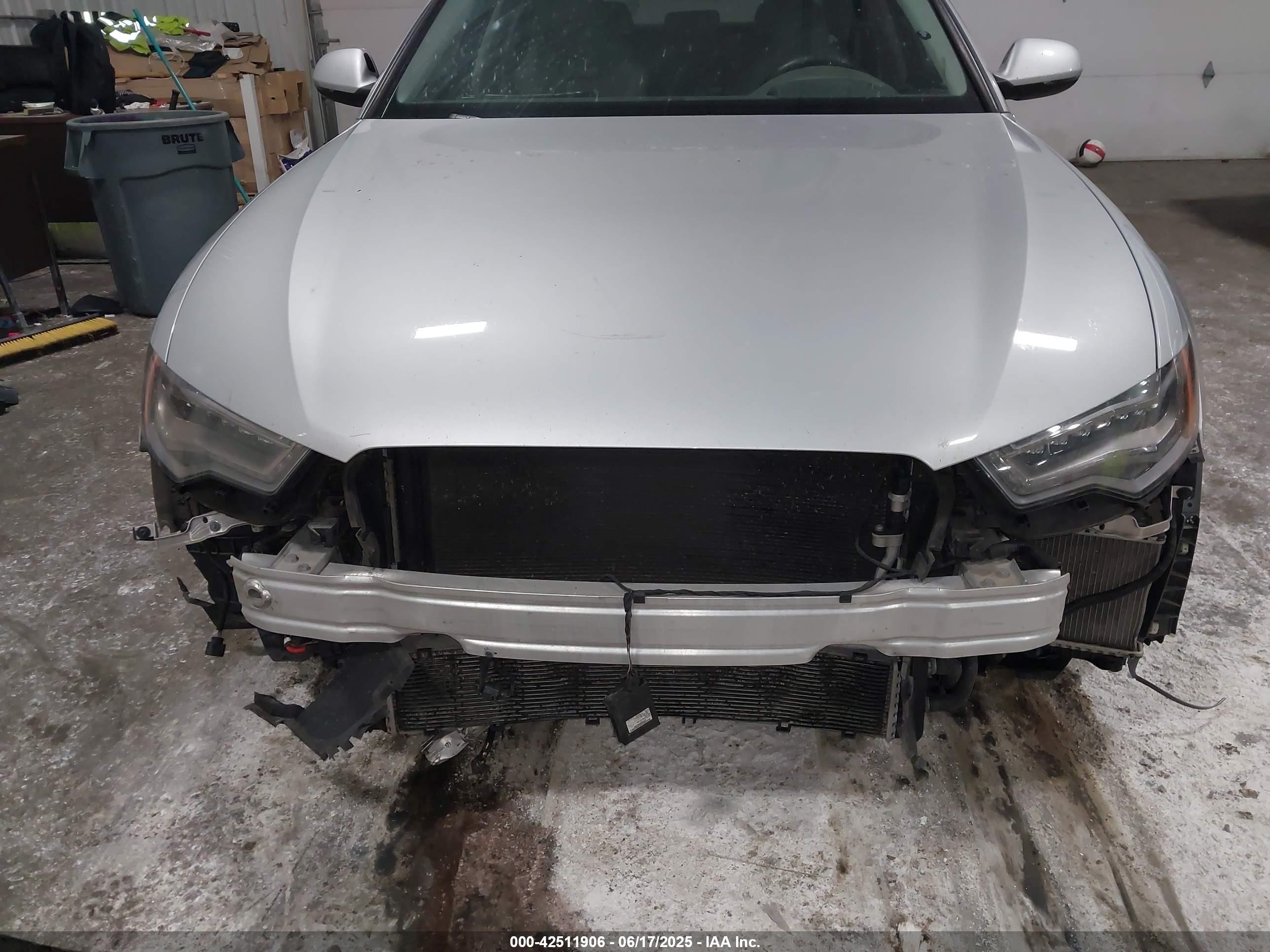 2015 Audi S6 4.0t Silver vin: WAUF2AFC9FN014211