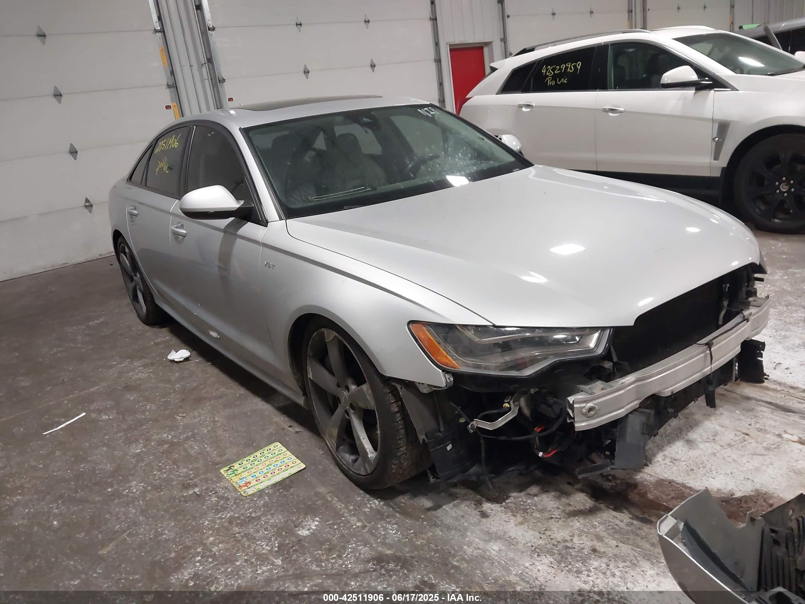 2015 Audi S6 4.0t Silver vin: WAUF2AFC9FN014211