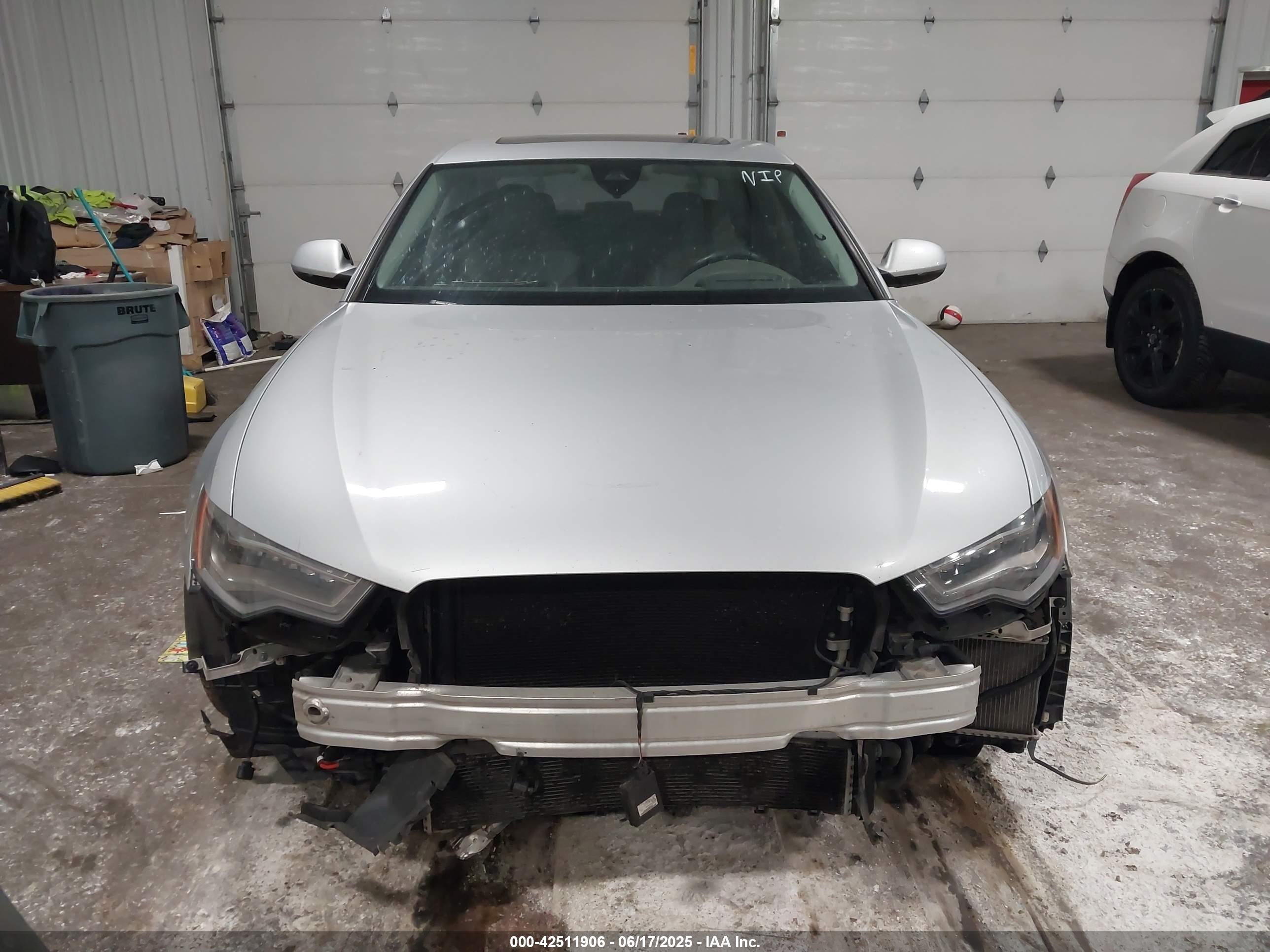 2015 Audi S6 4.0t Silver vin: WAUF2AFC9FN014211