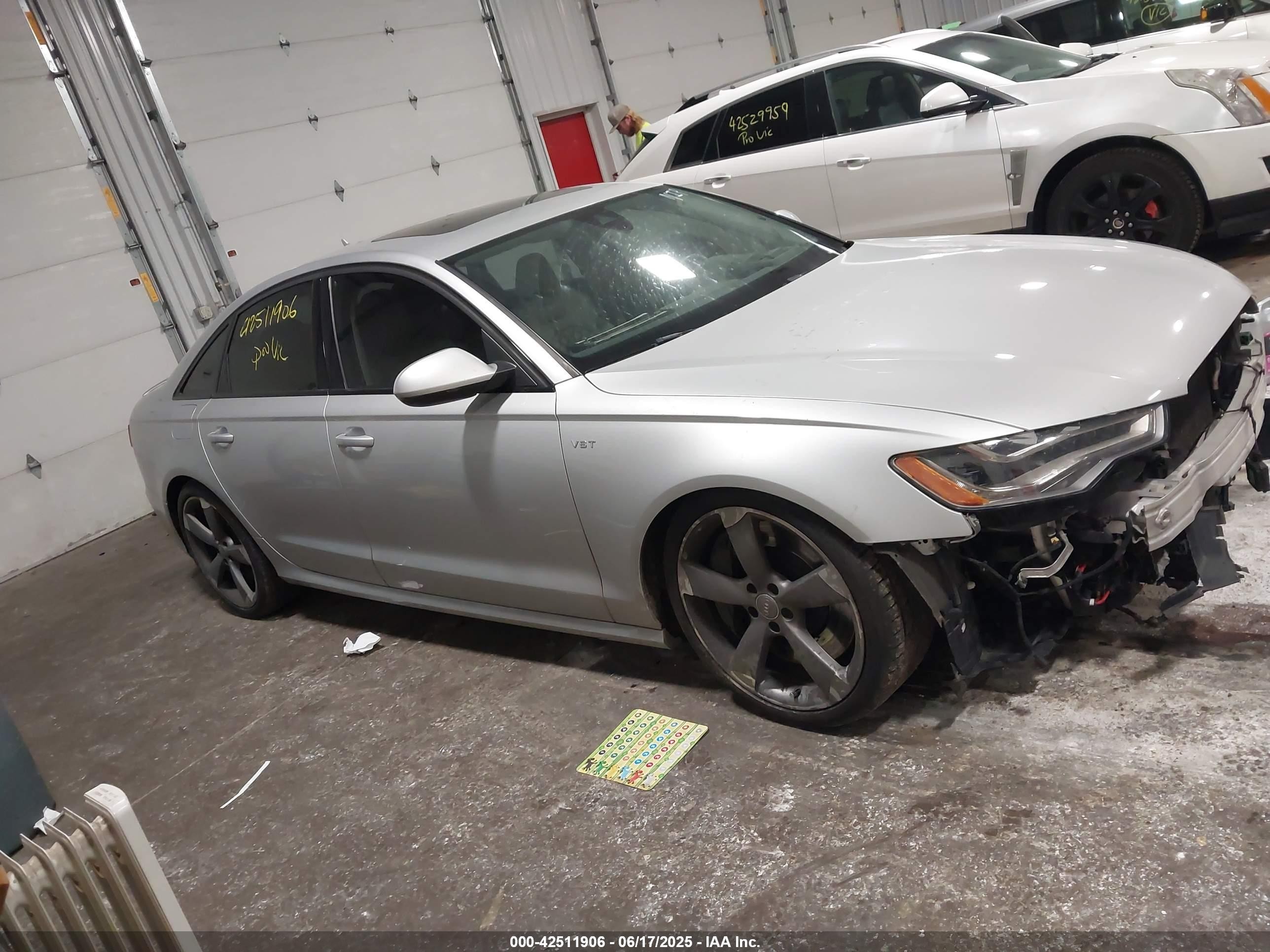 2015 Audi S6 4.0t Silver vin: WAUF2AFC9FN014211