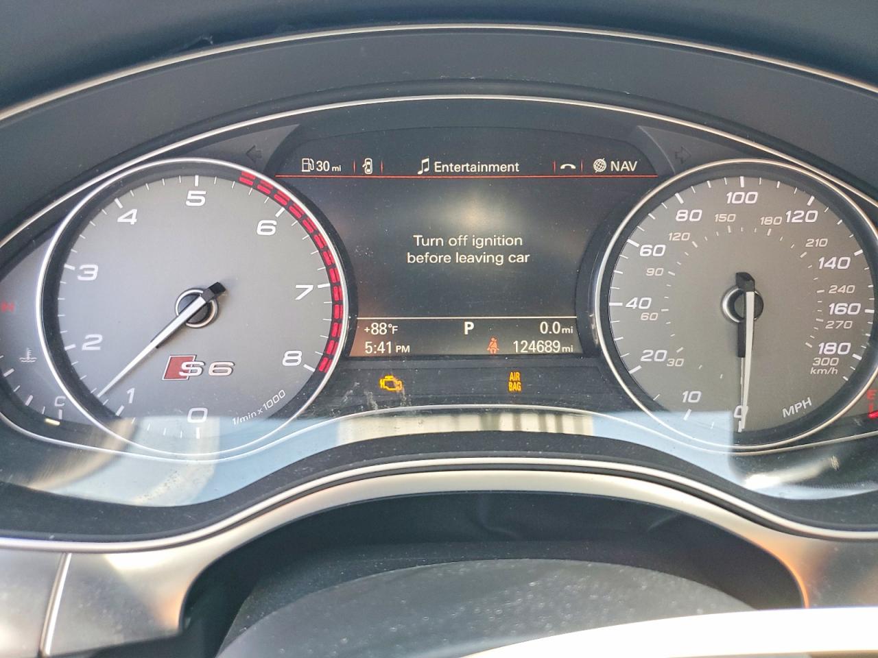 2014 Audi S6 White vin: WAUF2AFCXEN069362