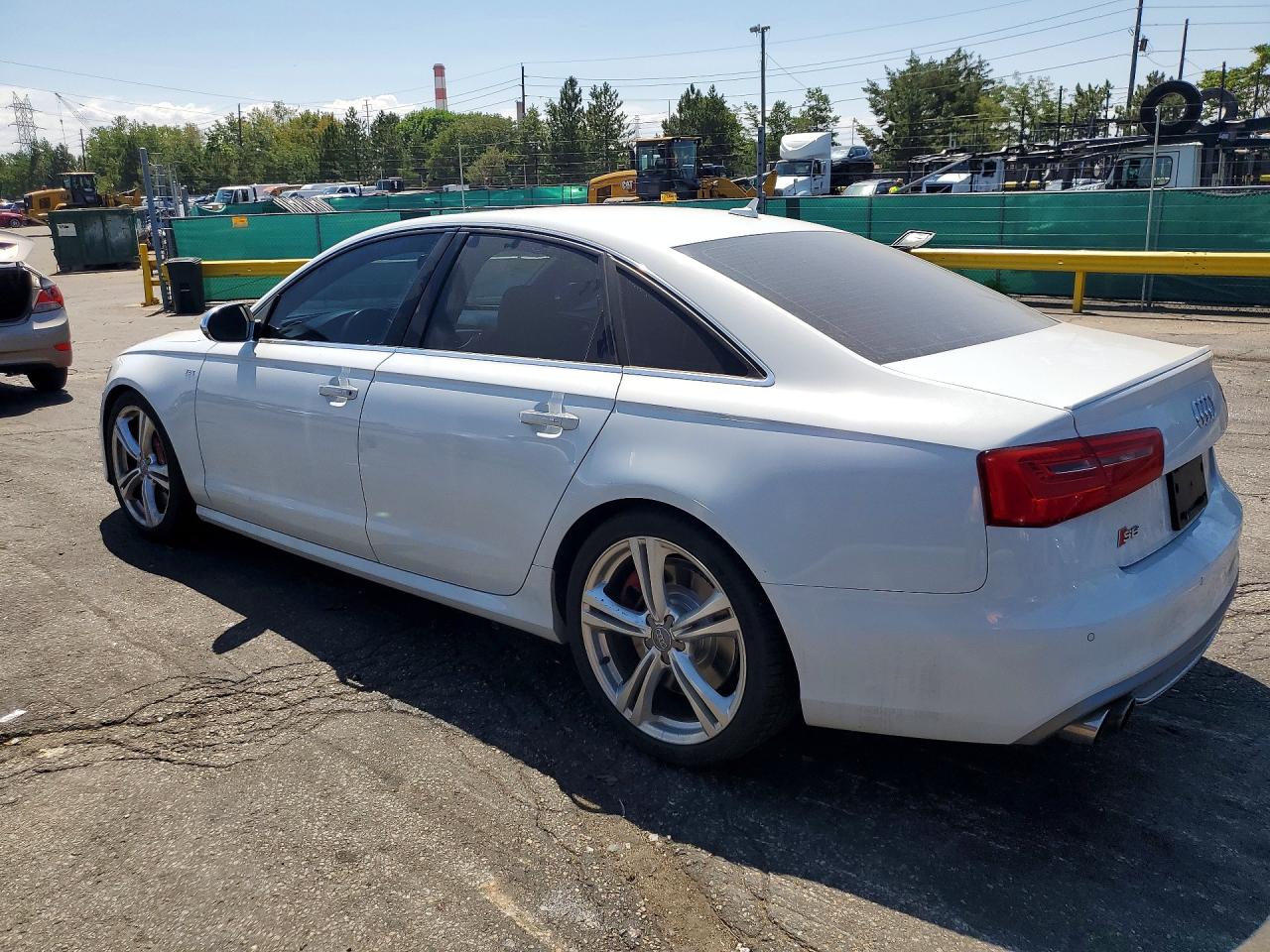 2014 Audi S6 White vin: WAUF2AFCXEN069362