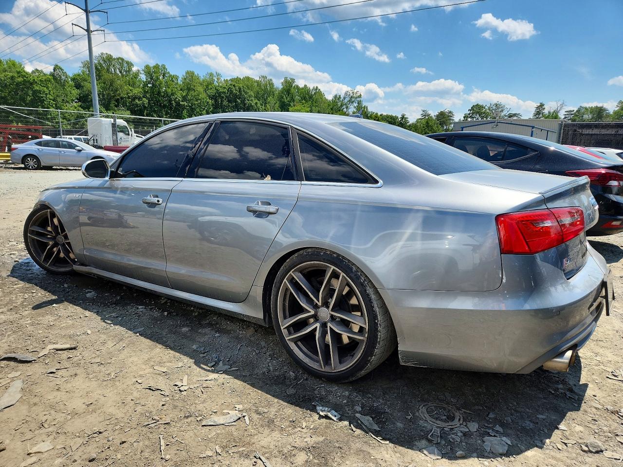 2014 Audi S6 Gray vin: WAUF2BFC3EN153240