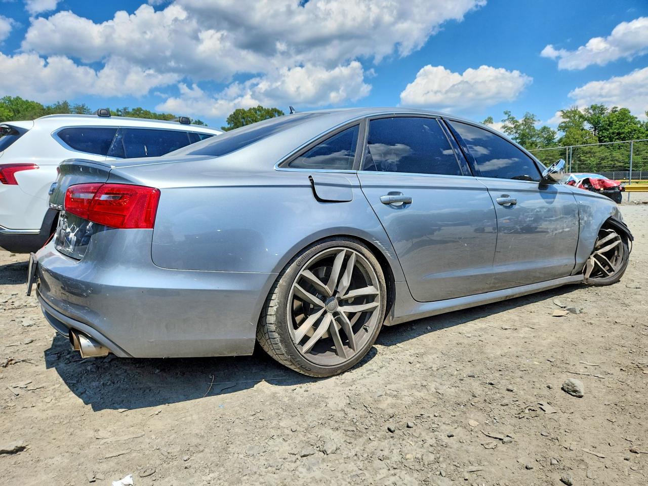 2014 Audi S6 Gray vin: WAUF2BFC3EN153240