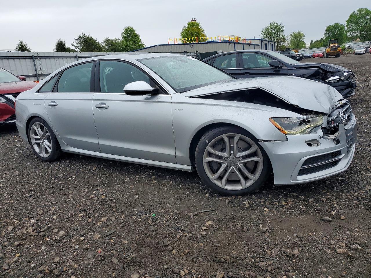 2015 Audi S6 Silver vin: WAUF2BFC3FN022262