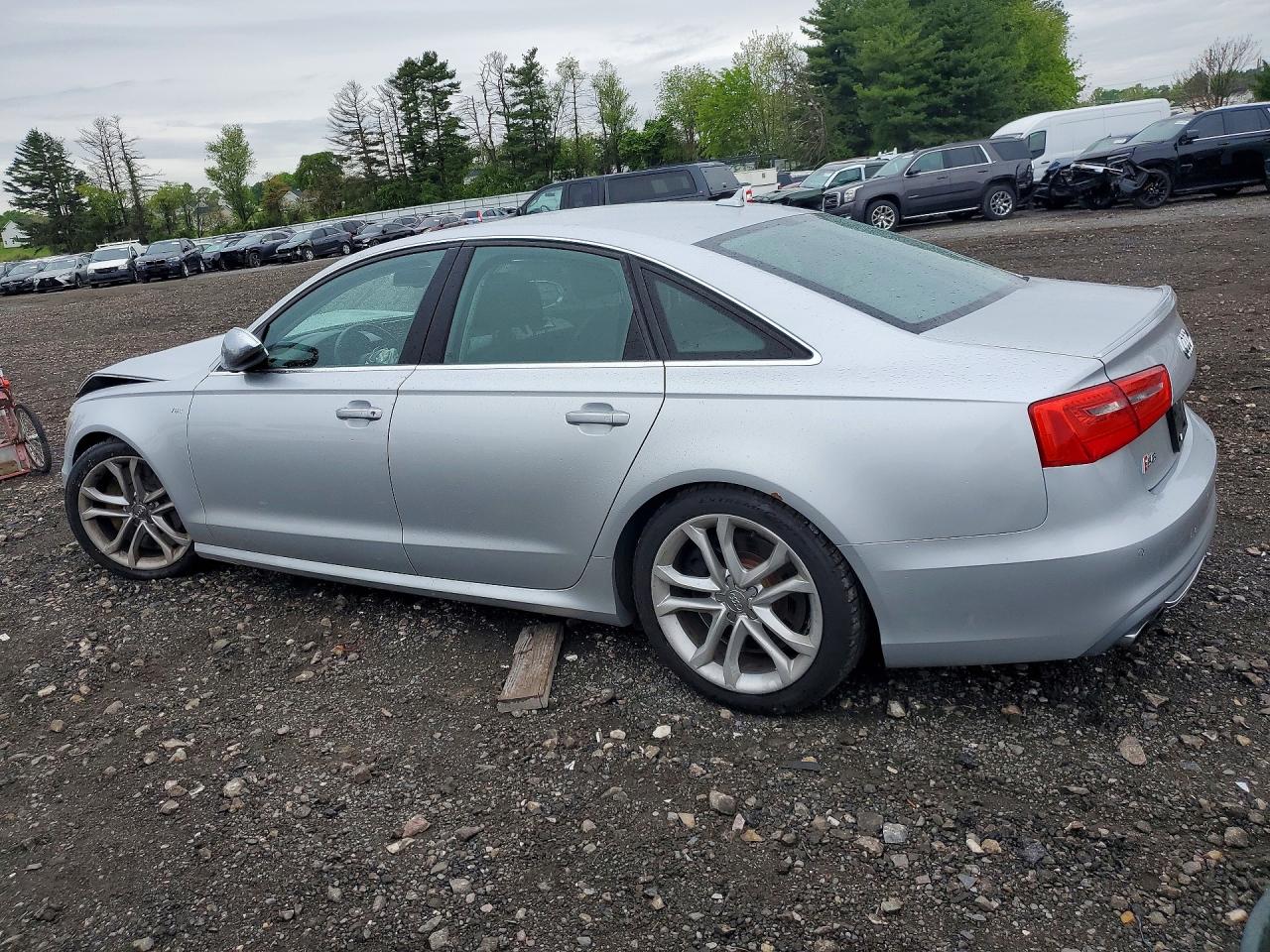 2015 Audi S6 Silver vin: WAUF2BFC3FN022262