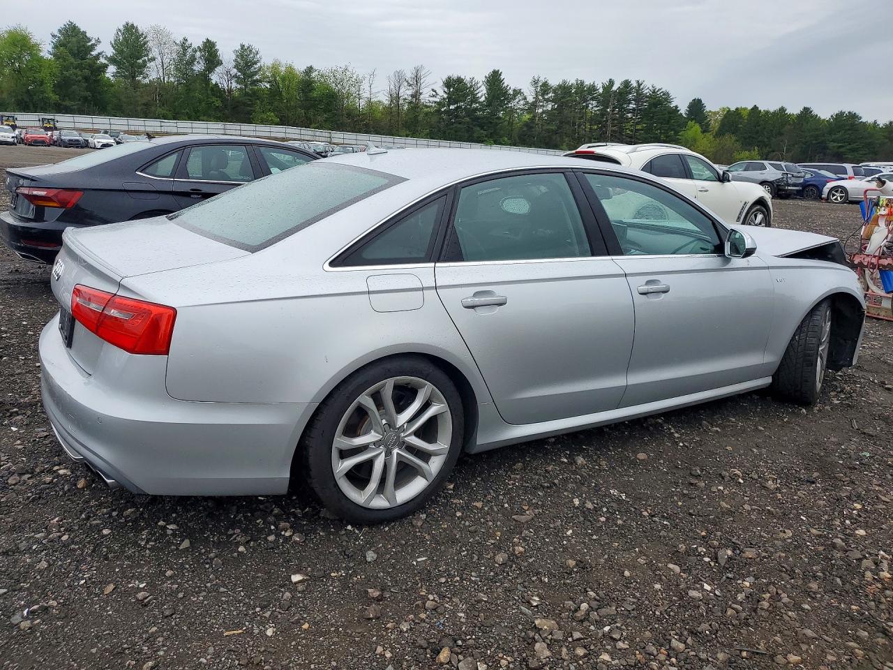 2015 Audi S6 Silver vin: WAUF2BFC3FN022262