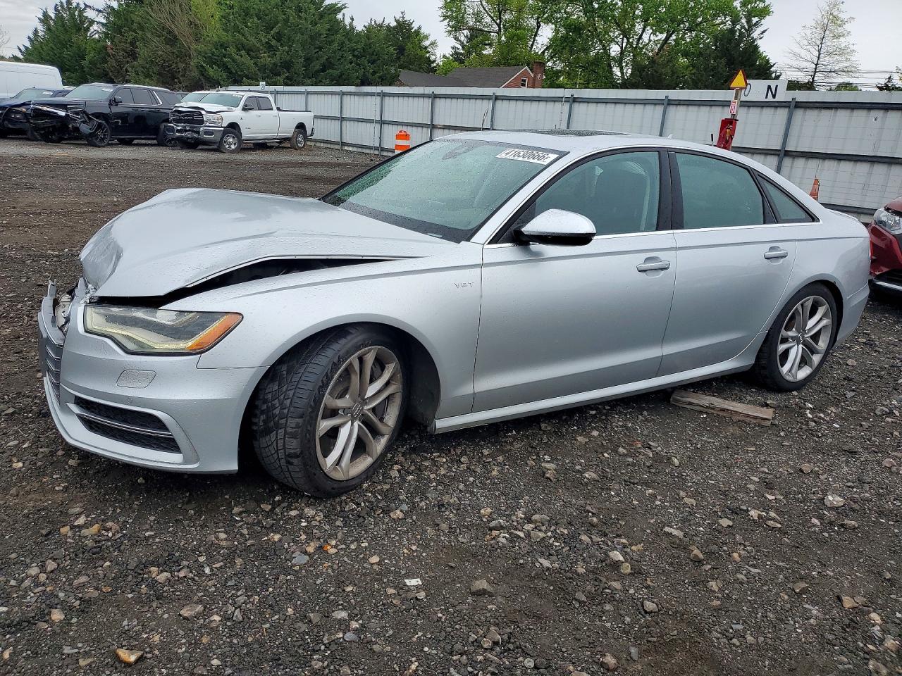 2015 Audi S6 Silver vin: WAUF2BFC3FN022262