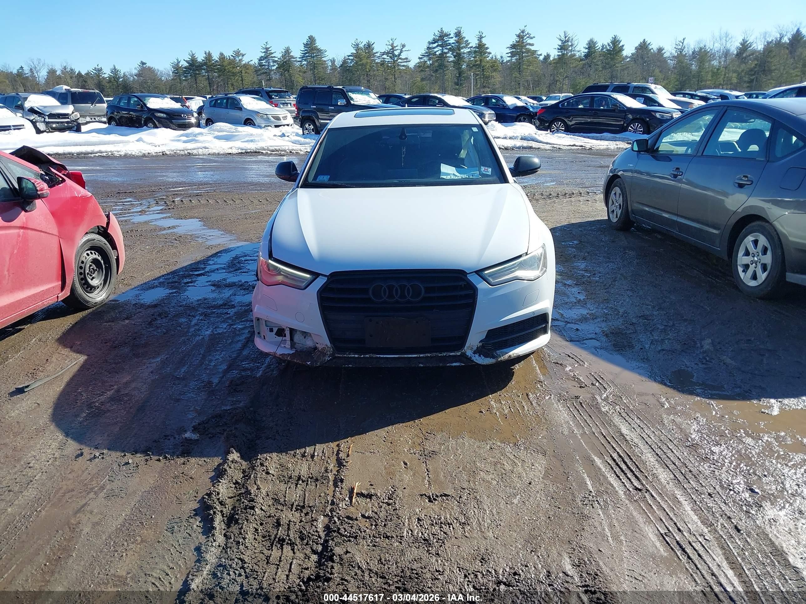 2018 Audi A6 2.0t Premium/2.0t Sport Белый vin: WAUF8AFC1JN085233