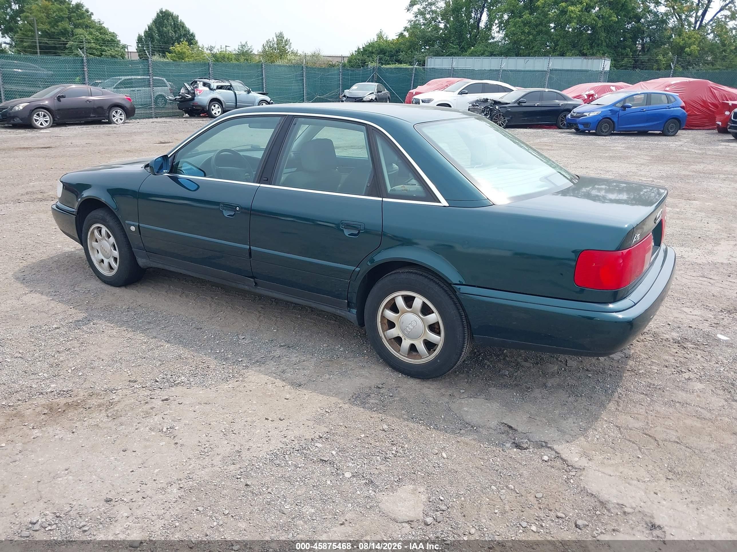 1995 Audi A6   Green vin: WAUFA84AXSN115202